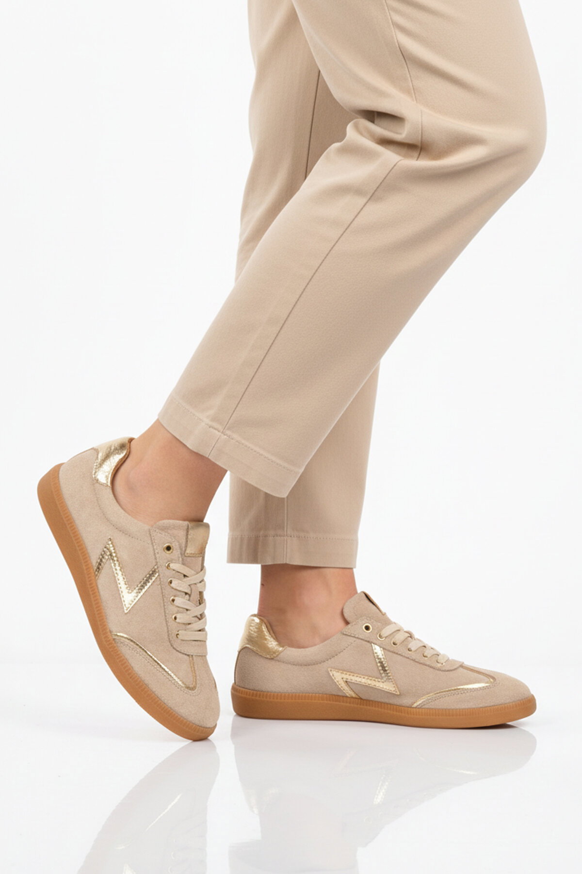 Venüs Bej Venüs Hakiki Deri Kadın Casual Ayakkabı 2609902Y Z
