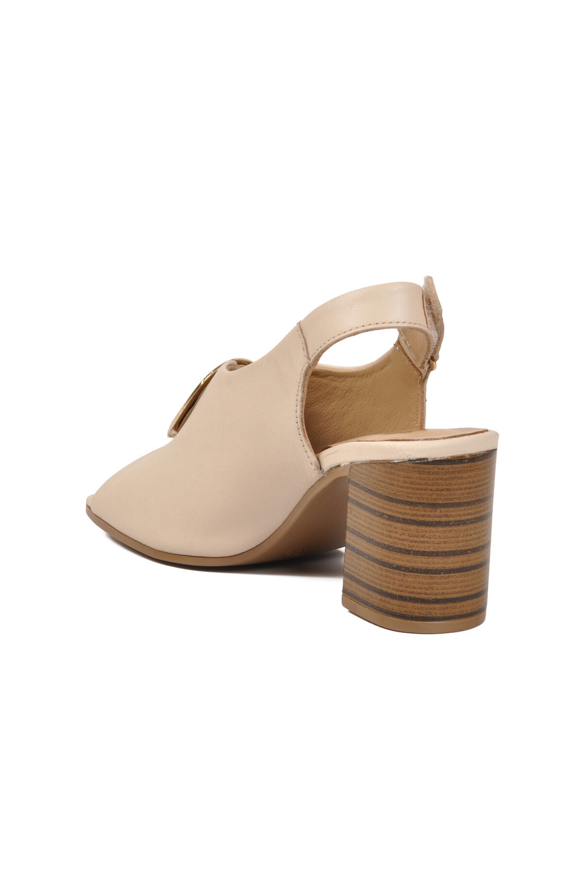 Venüs Bej Venüs Hakiki Deri Kadın Topuklu Sandalet 2108518Y Z