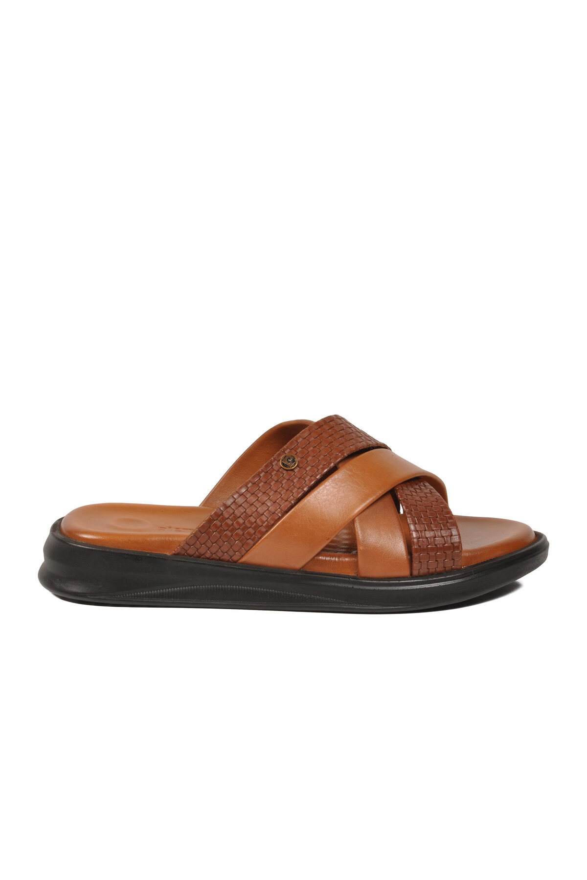 Pierre Cardin Siyah Pierre Cardin Hakiki Deri Erkek Terlik PC-7336 M