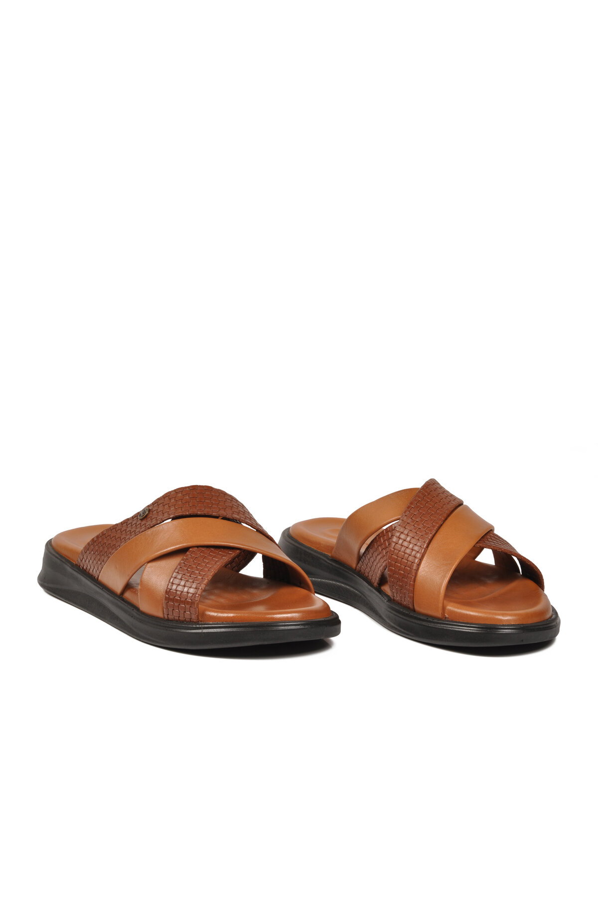 Pierre Cardin Siyah Pierre Cardin Hakiki Deri Erkek Terlik PC-7336 M