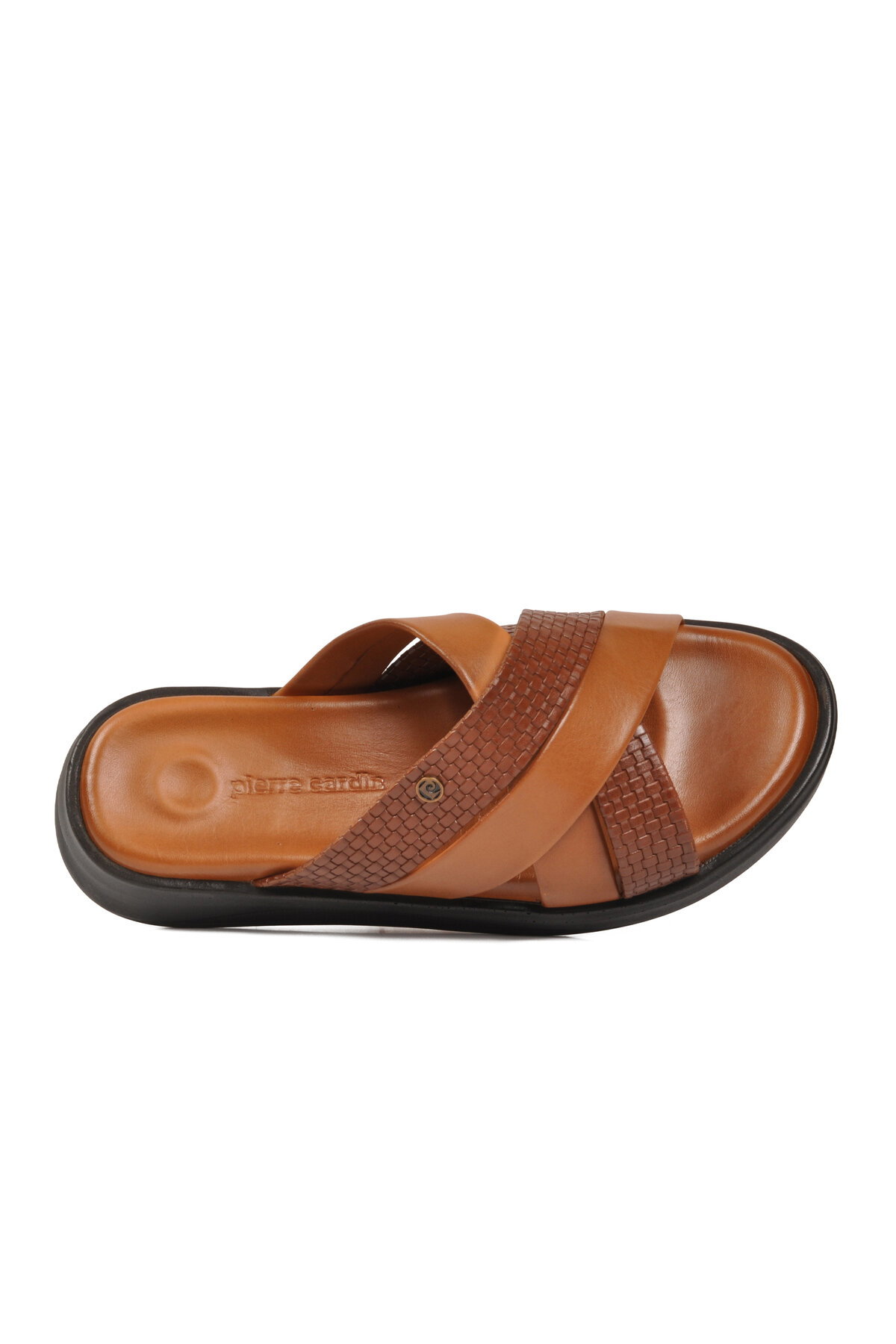 Pierre Cardin Siyah Pierre Cardin Hakiki Deri Erkek Terlik PC-7336 M