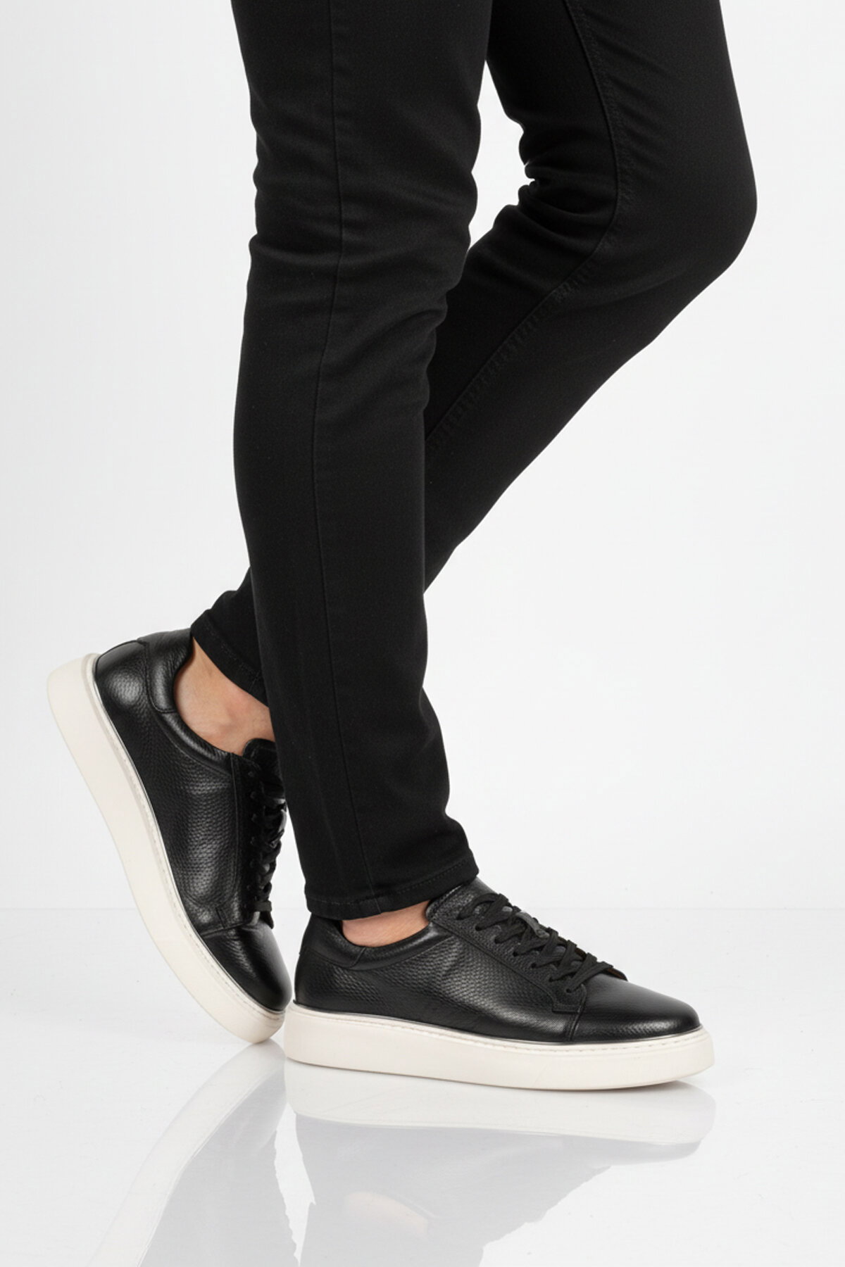 Ayakmod Lacivert Ayakmod Premium Hakiki Deri Erkek Casual Ayakkabı 2689 M