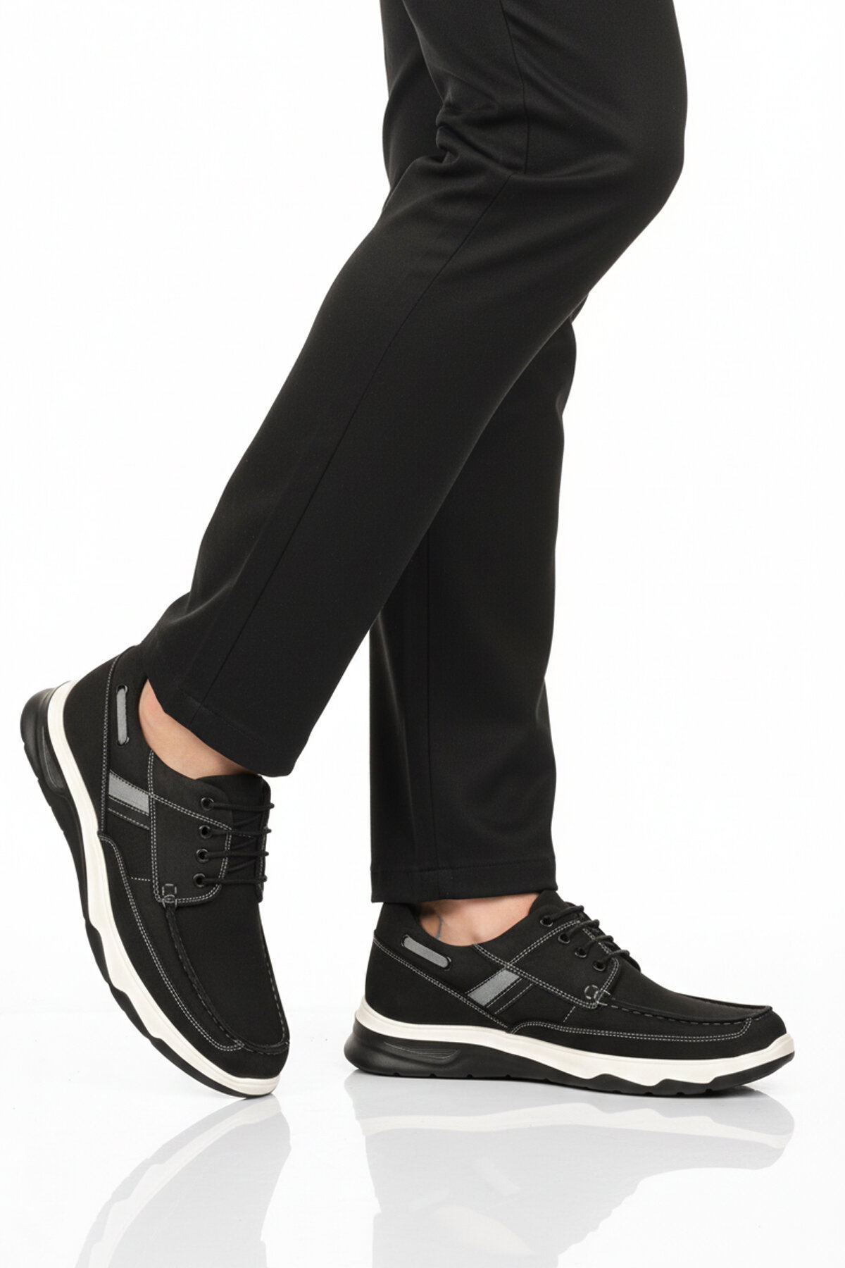 Ayakmod Lacivert Ayakmod Hakiki Deri Erkek Casual Ayakkabı 2676 M