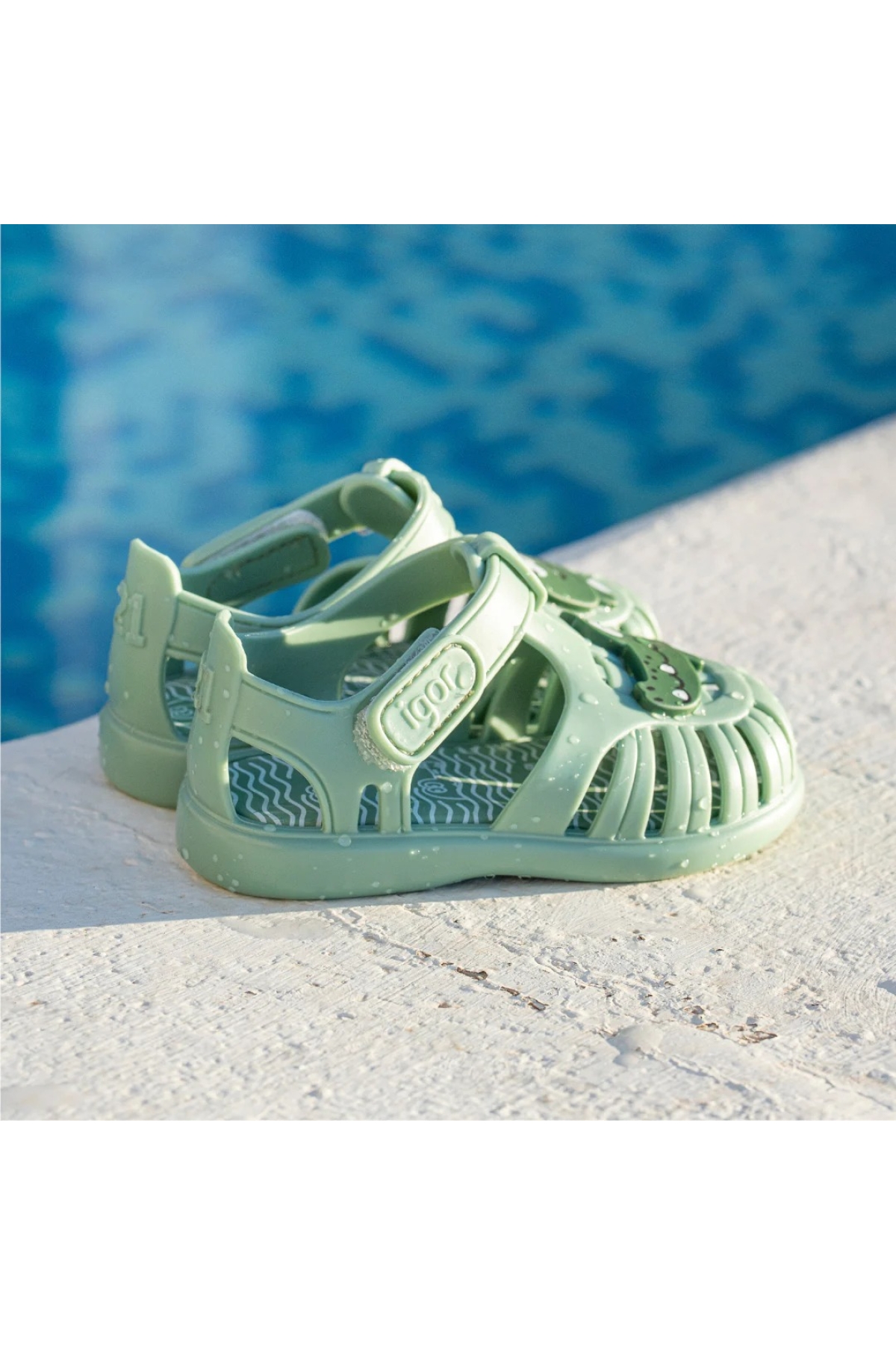 Igor Yeşil Igor Tobby Croco Unisex Çocuk Sandalet S10371