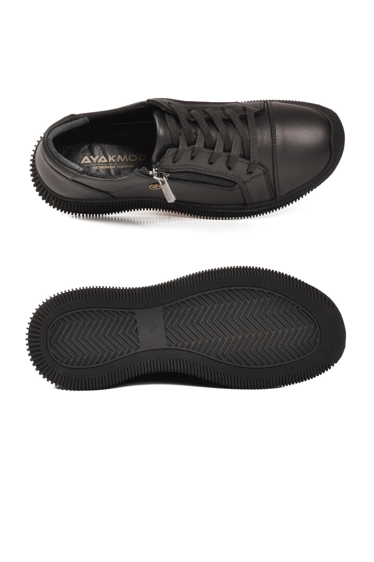 A Spor Bej A Spor Hakiki Deri Kadın Casual Ayakkabı