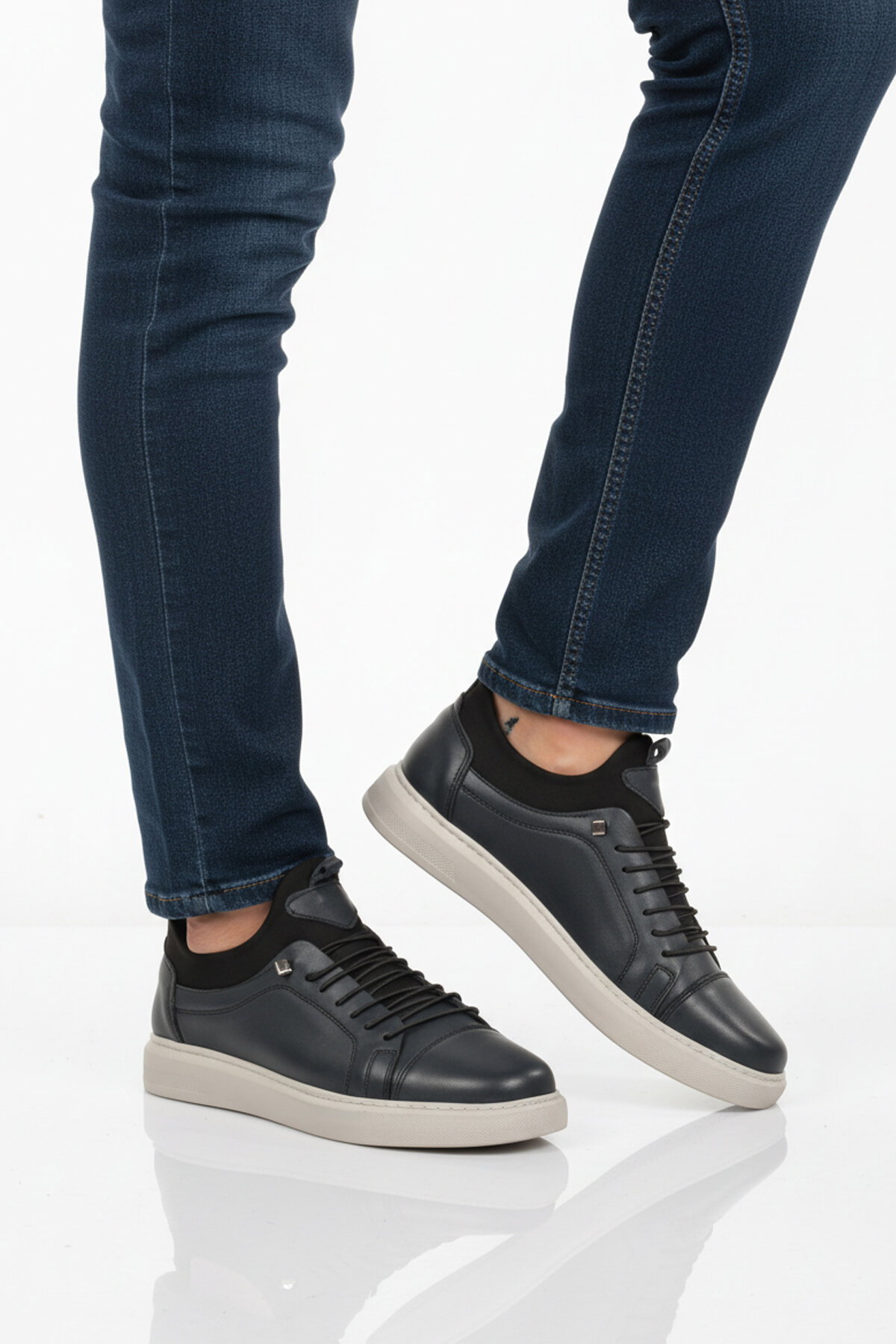 A Spor Kum A Spor Hakiki Deri Erkek Casual Ayakkabı