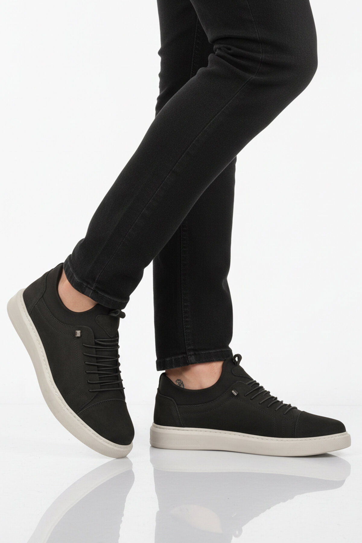 A Spor Kum A Spor Hakiki Deri Erkek Casual Ayakkabı