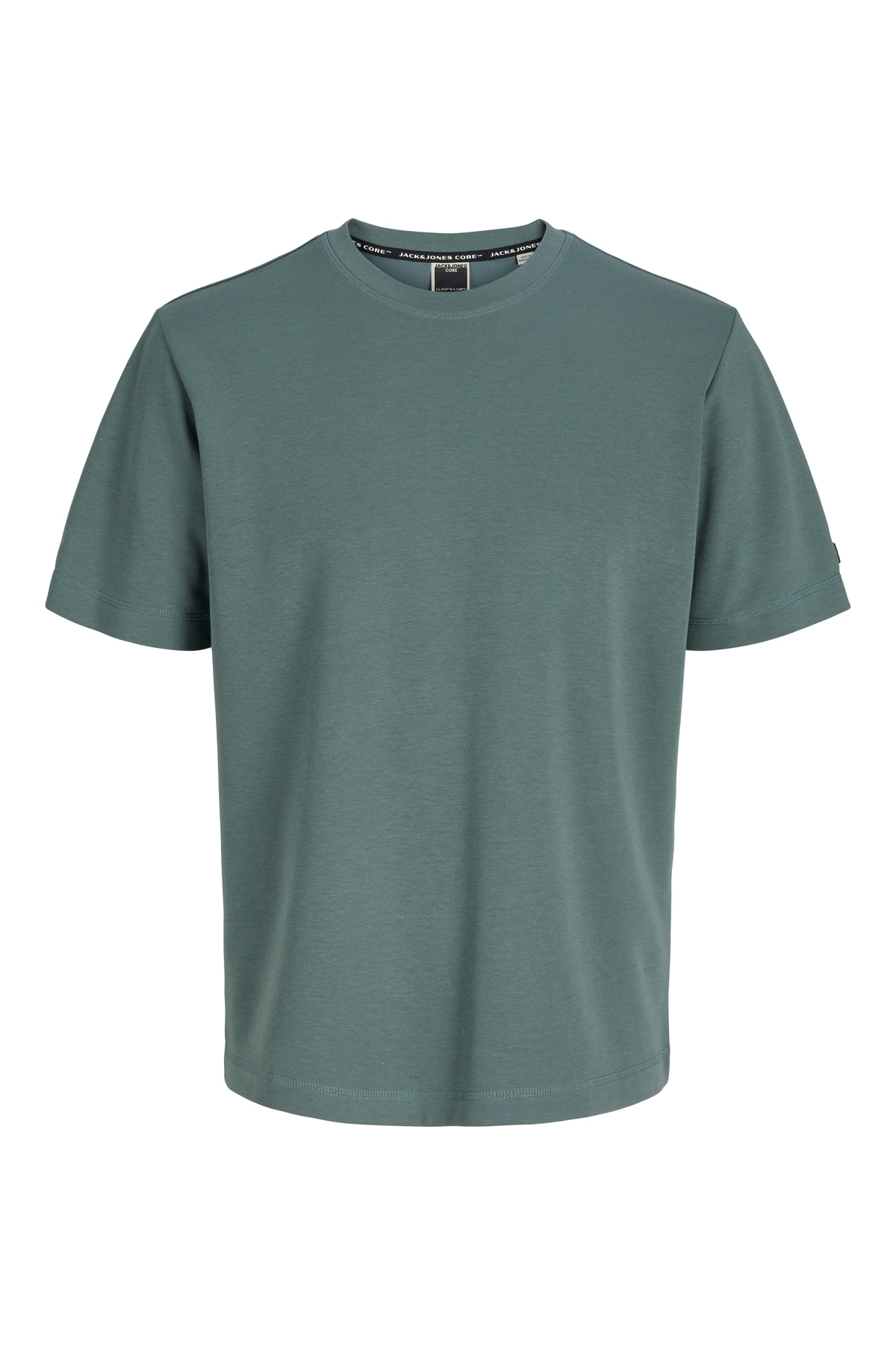 Jack Jones Jcofusıon Badge Tee Ss Crew Neck Ln Erkek Yeşil Tshirt