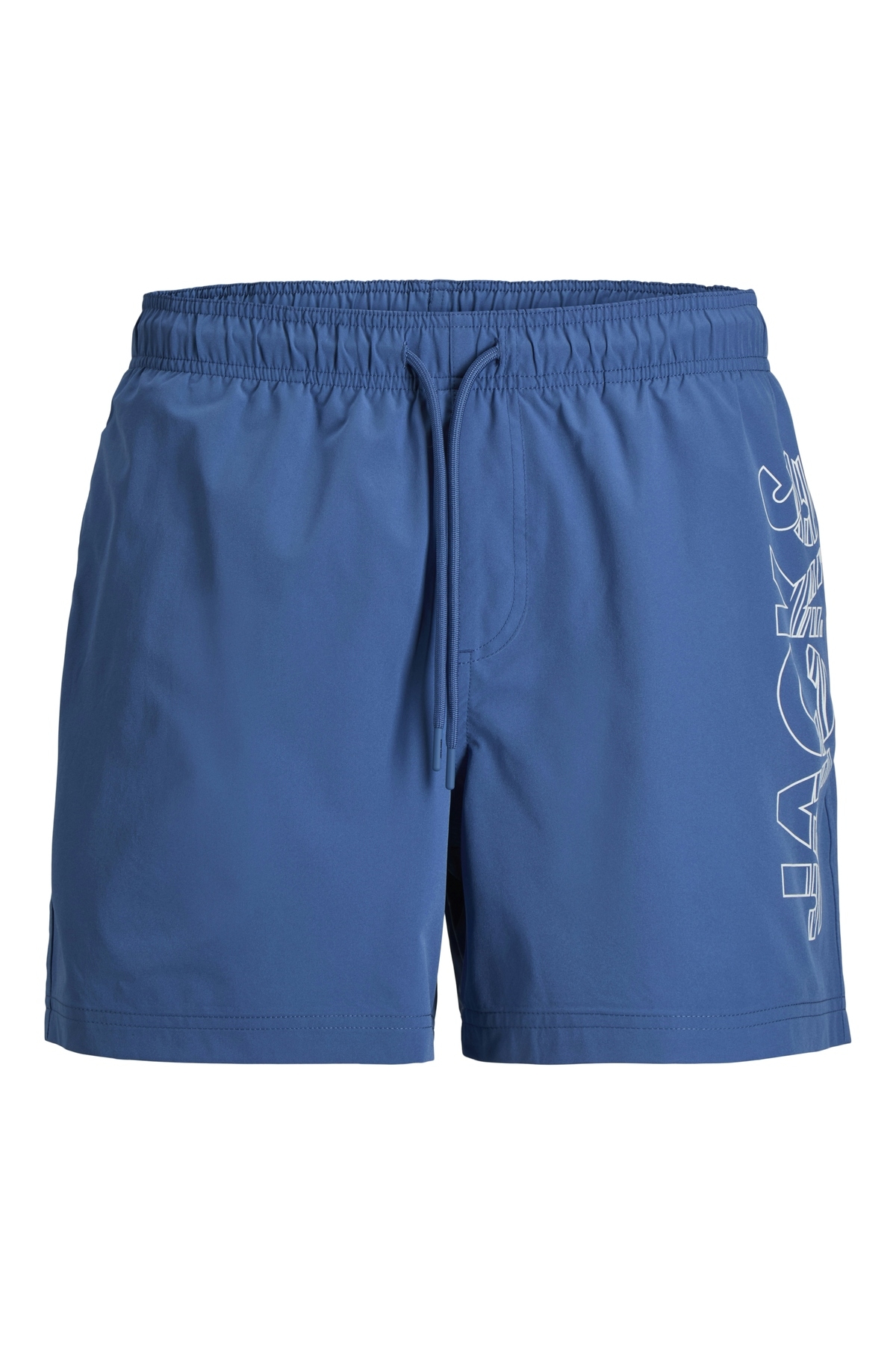 Jack Jones Jpstmauı Wave Logo Swım Shorts Reg Sn Erkek Mavi Deniz