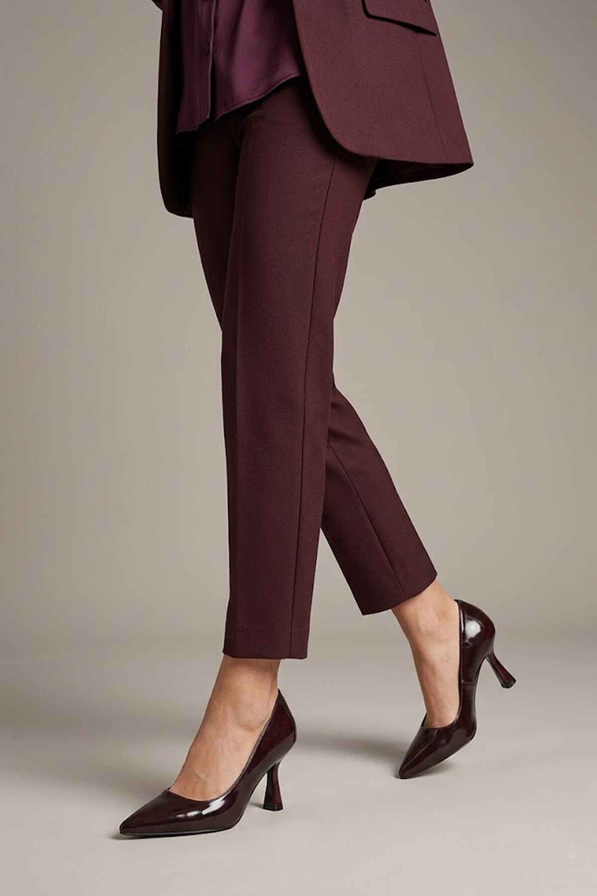 Ayakkabı Fuarı Siyah Ayakkabı Fuarı Fuari Elit MST1184R Kadın Klasik Topuklu