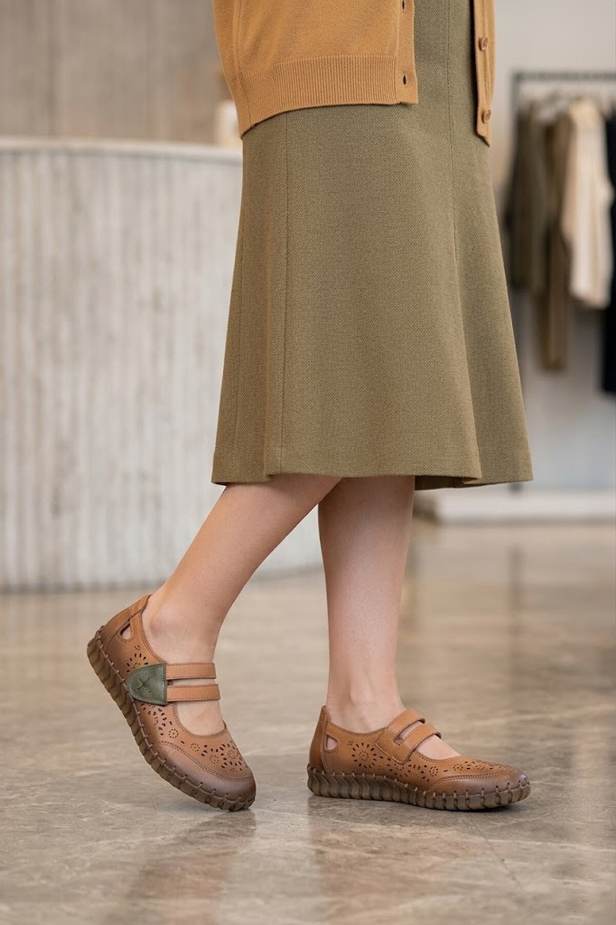 Venüs Taba Venüs Hakiki 2010728Y Kadın Deri Casual Ayakkabı