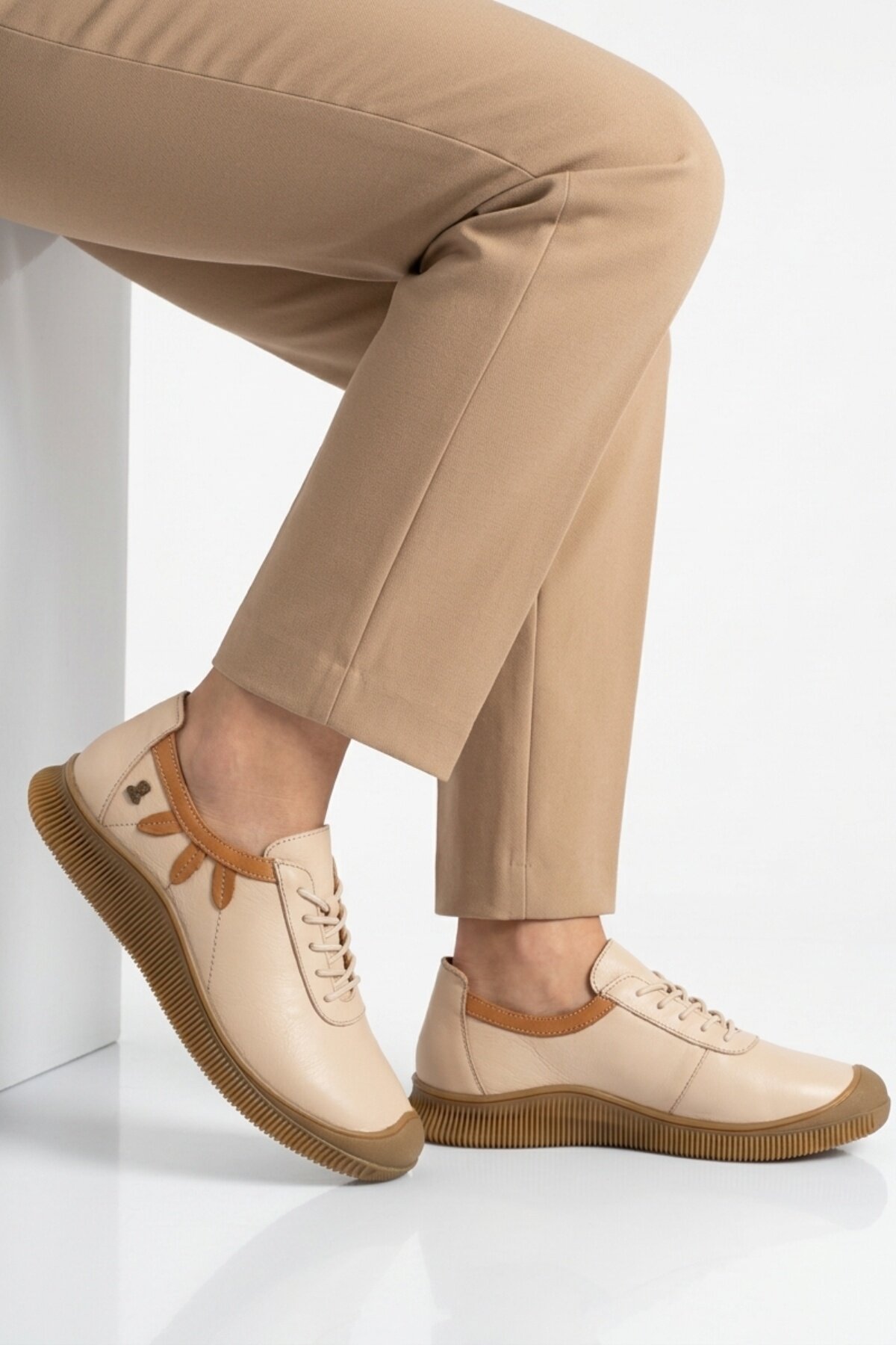 Venüs Bej Venüs Hakiki Deri Kadın Casual Ayakkabı 2413511Y Z