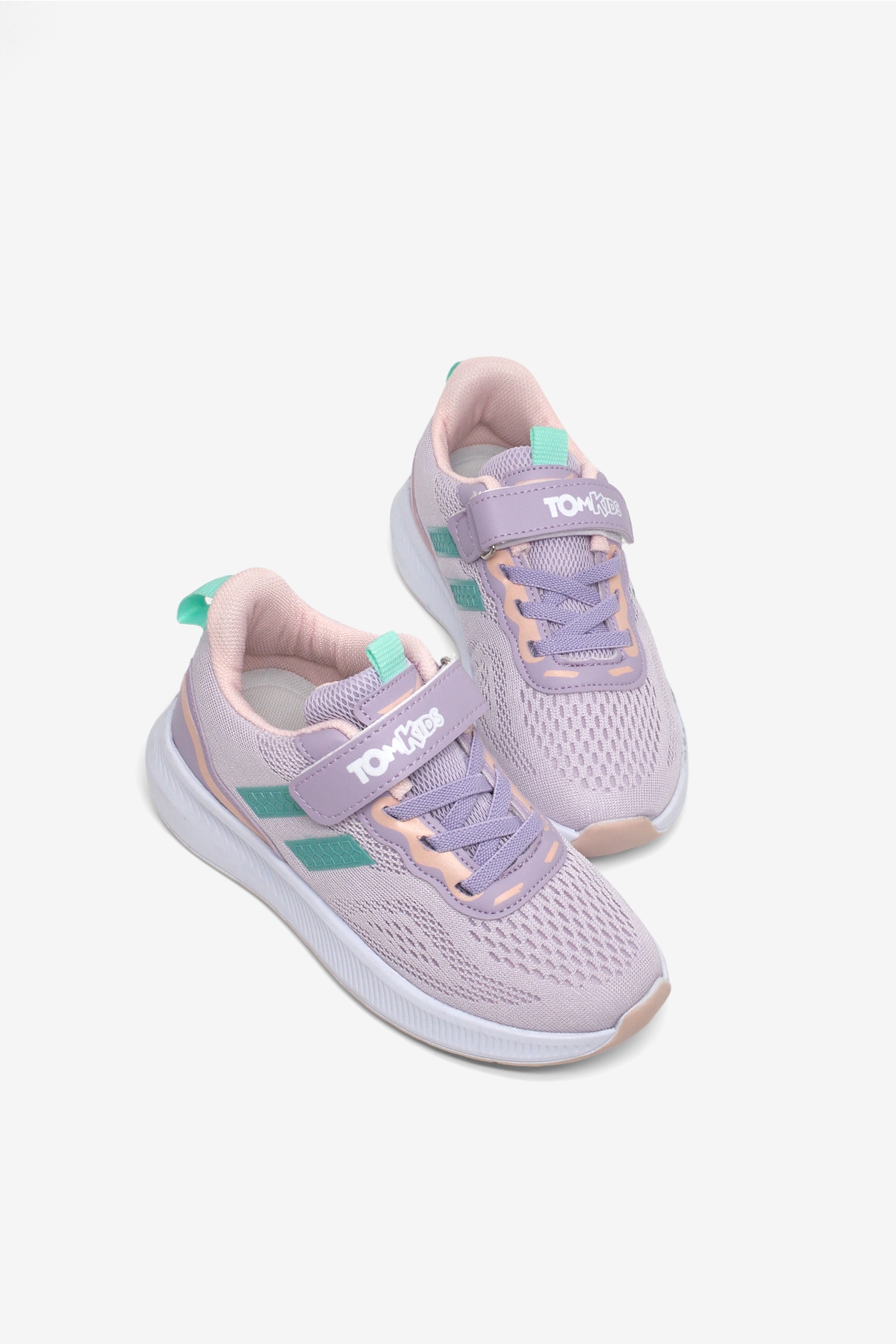 Tonny Black Beyaz Tonny Black Rahat Kalip Çocuk Unisex Nefes Alabilen Cırtlı Bağcıklı Sneaker