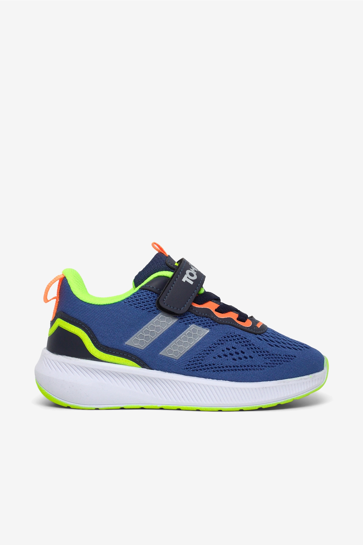 Tonny Black Beyaz Tonny Black Rahat Kalip Çocuk Unisex Nefes Alabilen Cırtlı Bağcıklı Sneaker