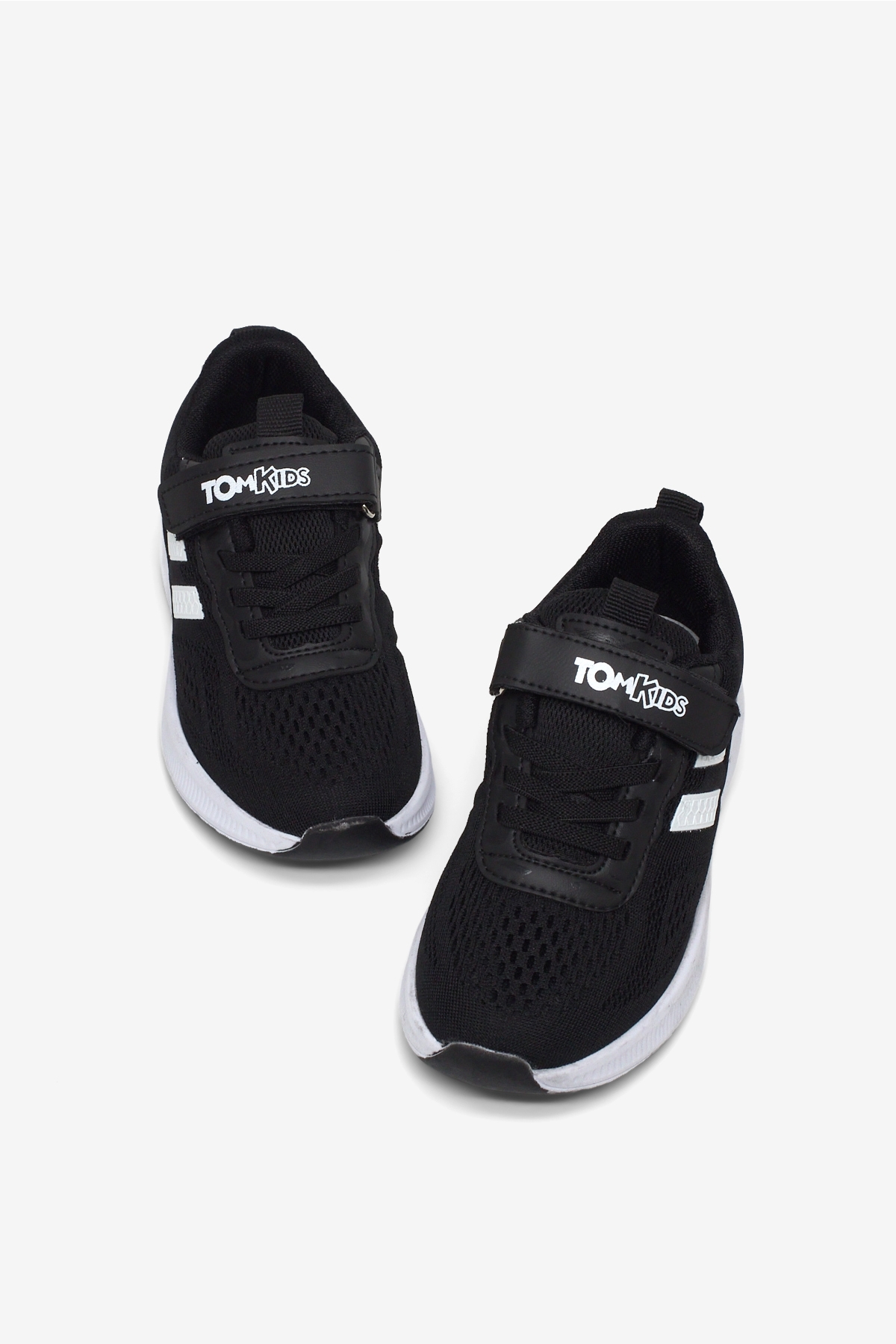 Tonny Black Beyaz Tonny Black Rahat Kalip Çocuk Unisex Nefes Alabilen Cırtlı Bağcıklı Sneaker