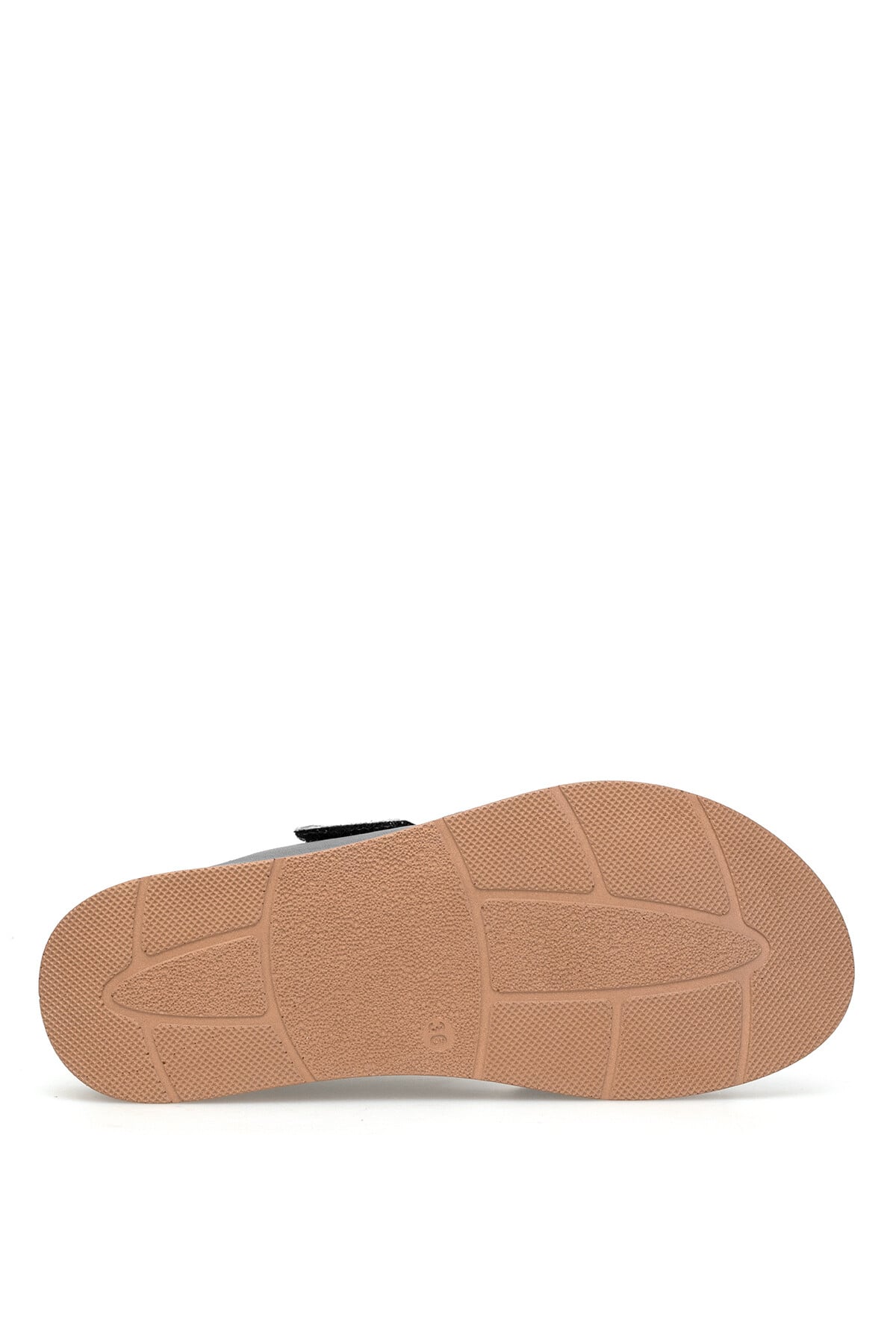 Ayakkabı Fuarı Taba Ayakkabı Fuarı Fuari Elit 26YRhmM-017 Kadın Hakiki Deri Ortopedik Düz Terlik