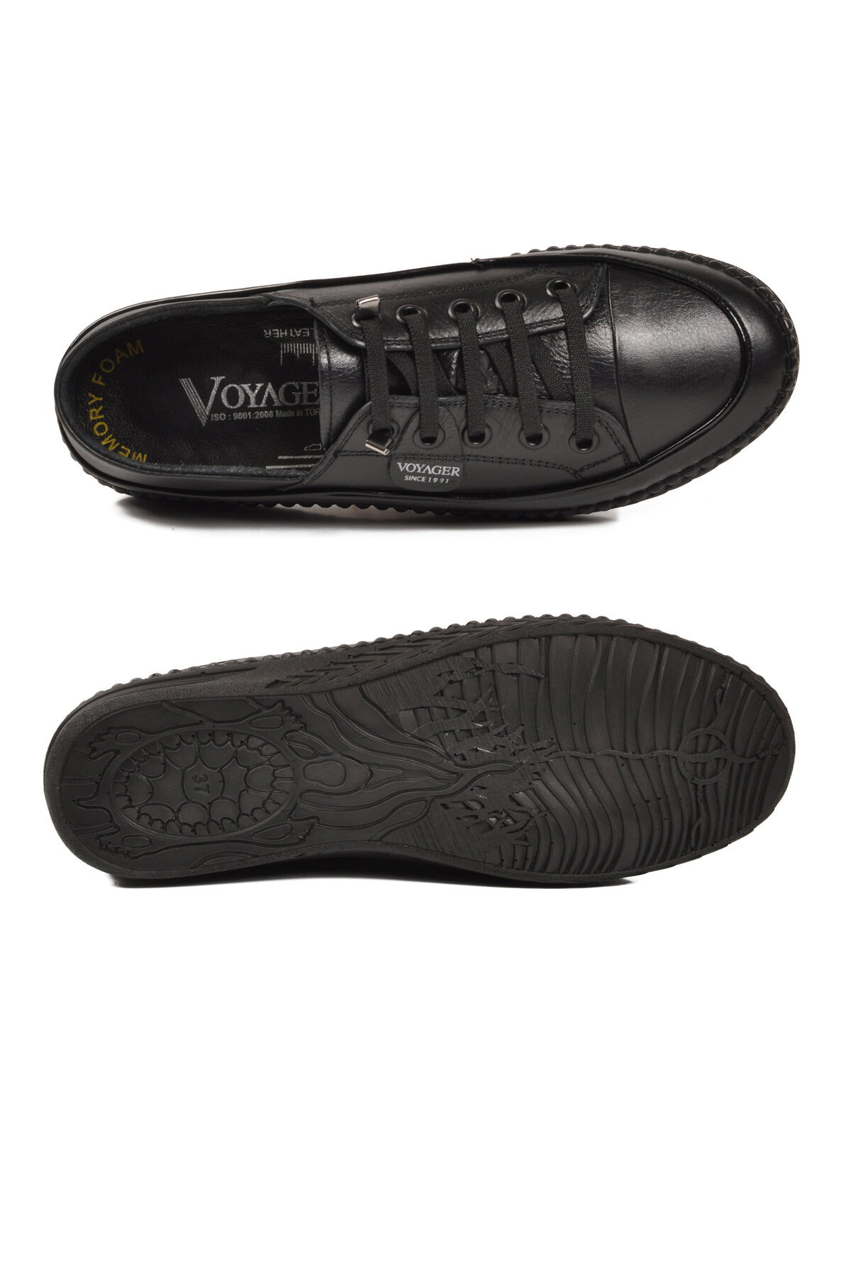 Voyager Siyah Voyager Hakiki Deri Anatomik Kadın Casual Ayakkabı Z536 Z
