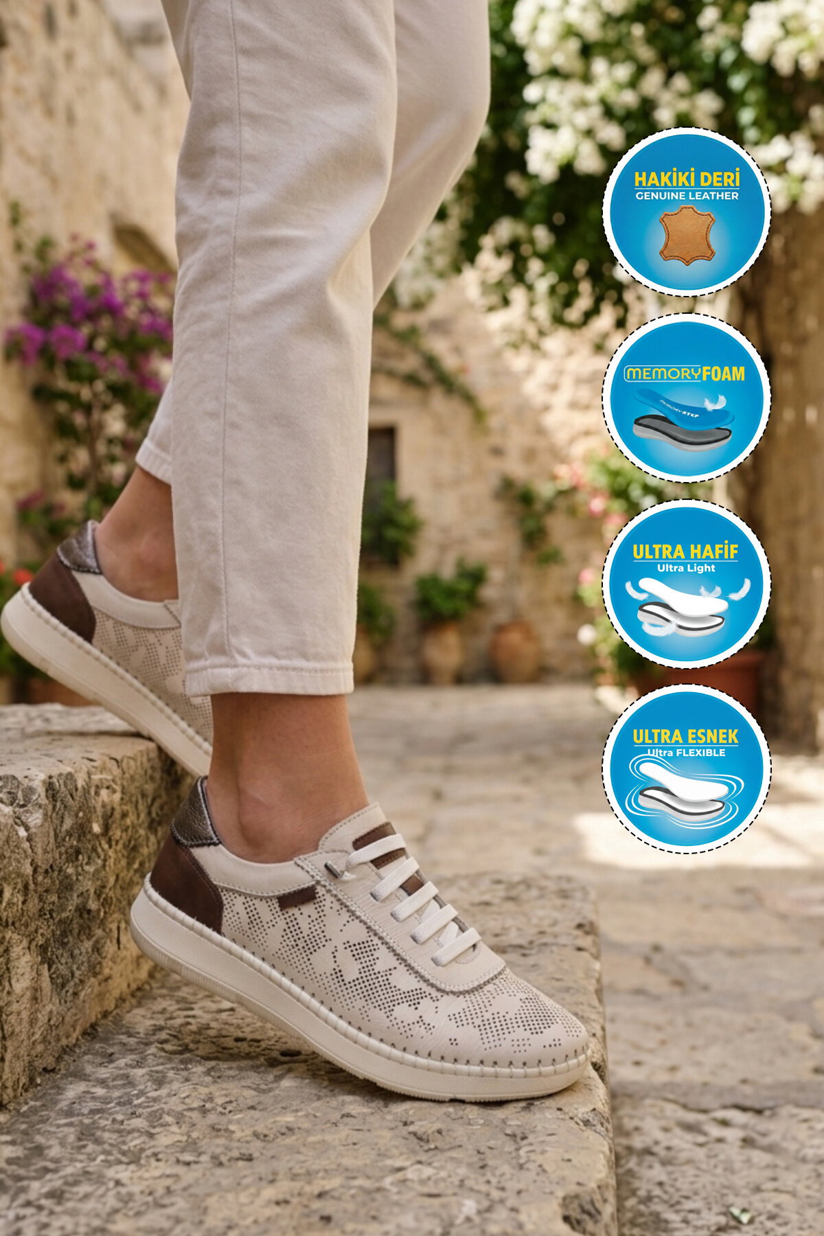 Voyager Siyah Voyager Hakiki Deri Anatomik Kadın Casual Ayakkabı Z543 Z