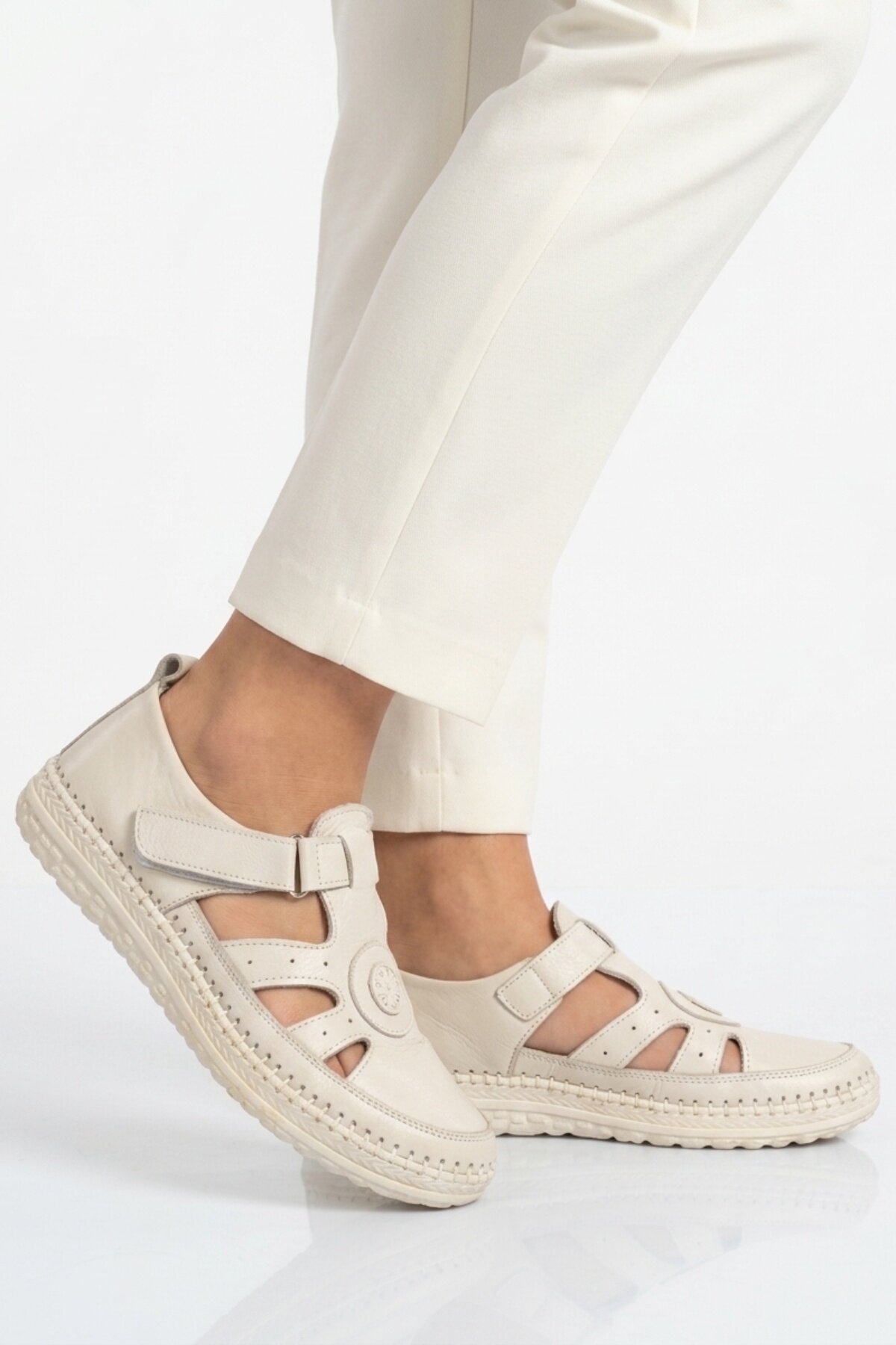 Voyager Siyah Voyager Hakiki Deri Anatomik Kadın Casual Ayakkabı Z520 Z