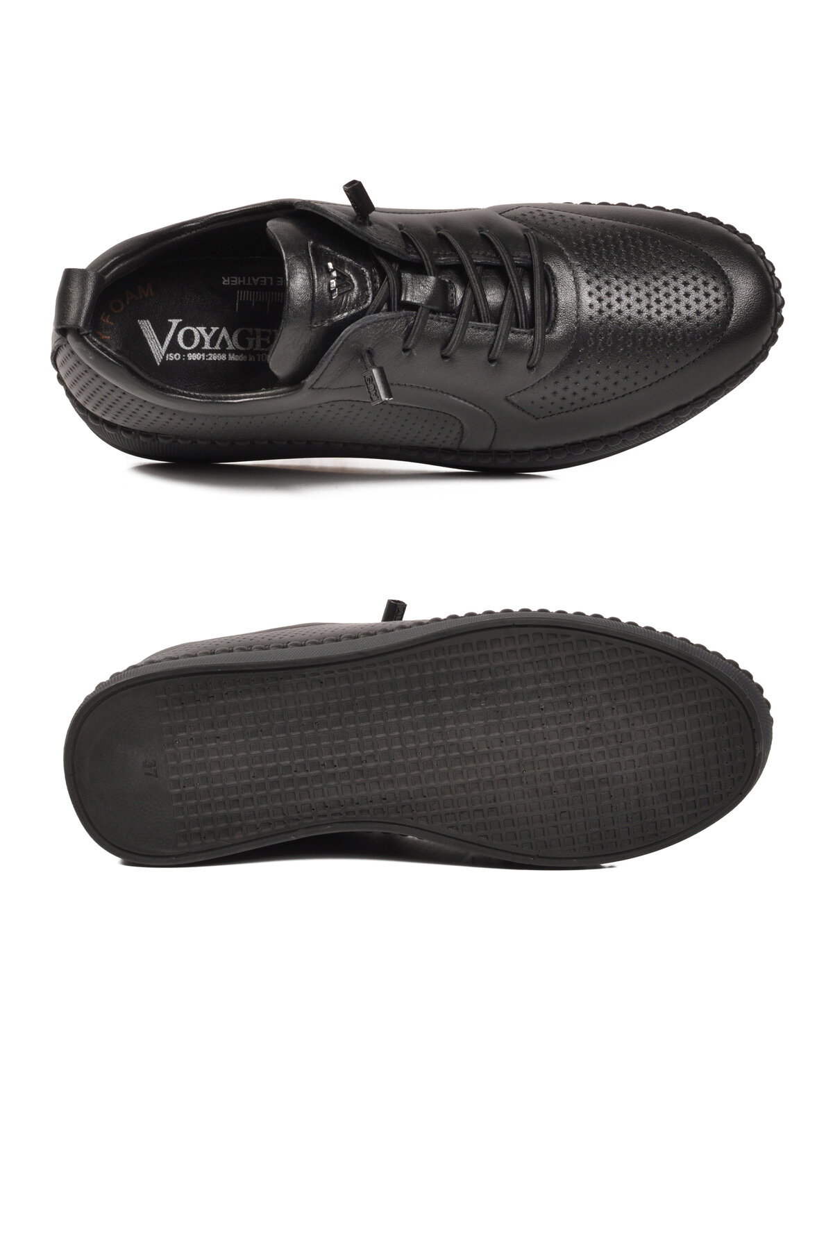Voyager Siyah Voyager Hakiki Deri Anatomik Kadın Casual Ayakkabı Z094 Z