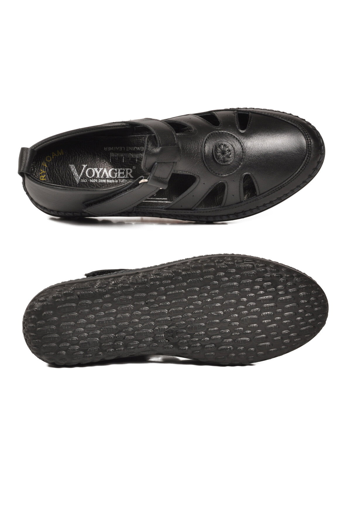 Voyager Siyah Voyager Hakiki Deri Anatomik Kadın Casual Ayakkabı Z520 Z