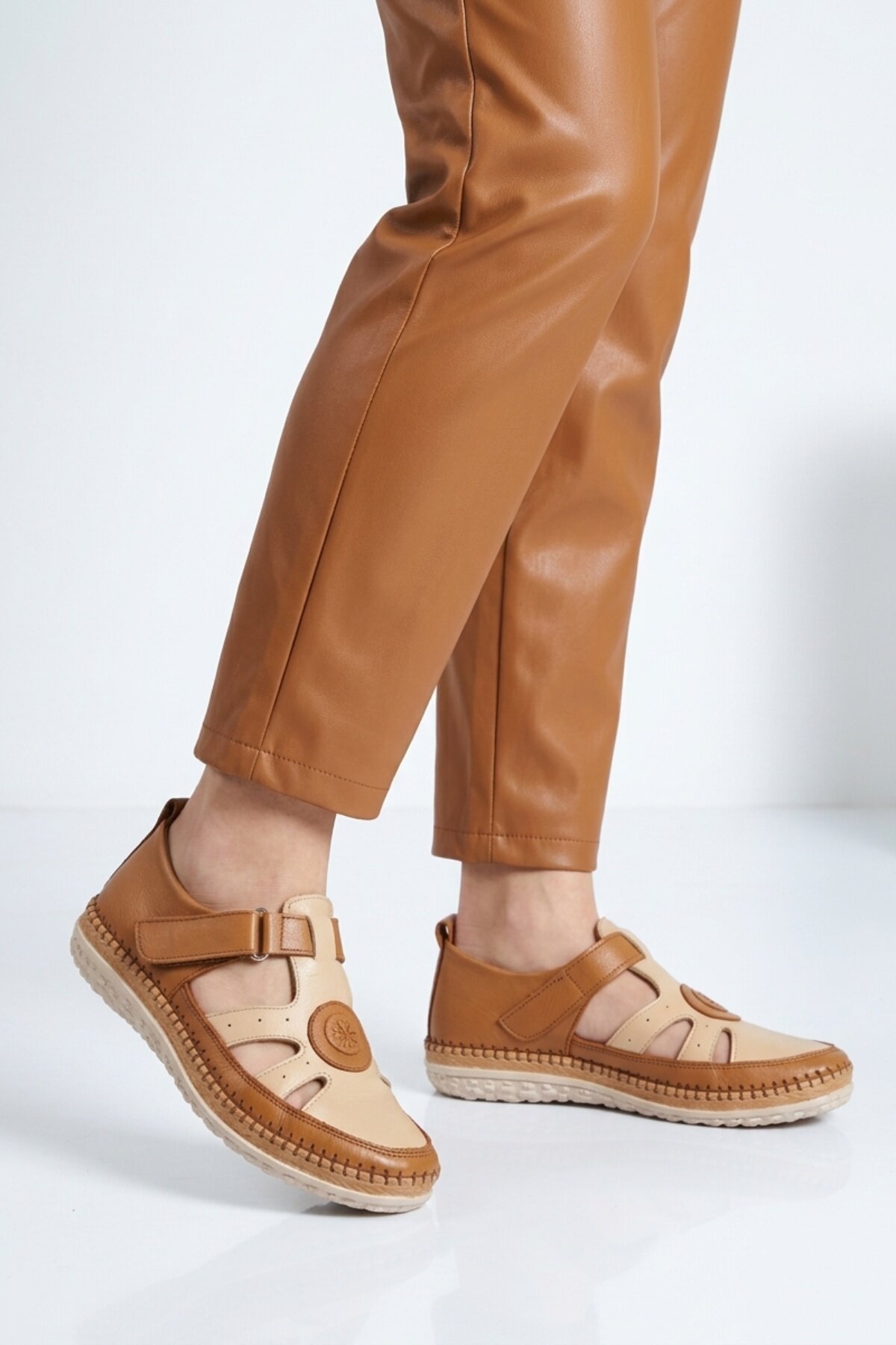 Voyager Siyah Voyager Hakiki Deri Anatomik Kadın Casual Ayakkabı Z520 Z