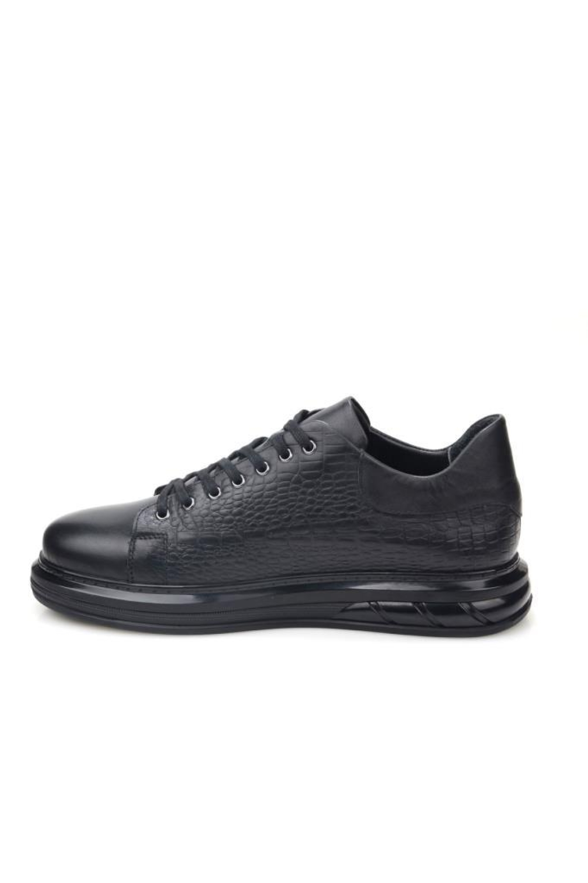 Pi̇sagor Siyah Pi̇sagor Pisagor Pisagor Ps-01209 Erkek Hakiki Deri Sneakers Spor Ayakkabı
