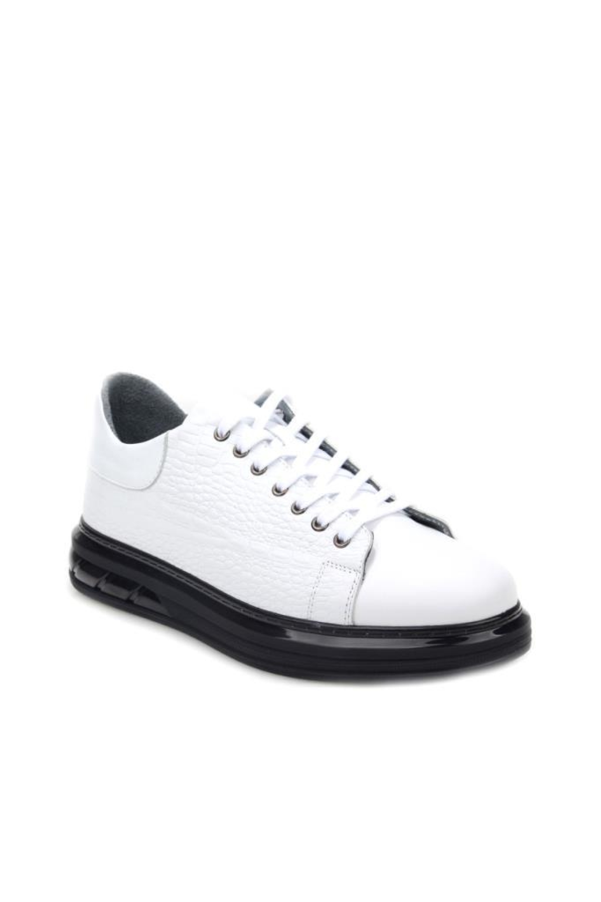 Pi̇sagor Siyah Pi̇sagor Pisagor Pisagor Ps-01209 Erkek Hakiki Deri Sneakers Spor Ayakkabı