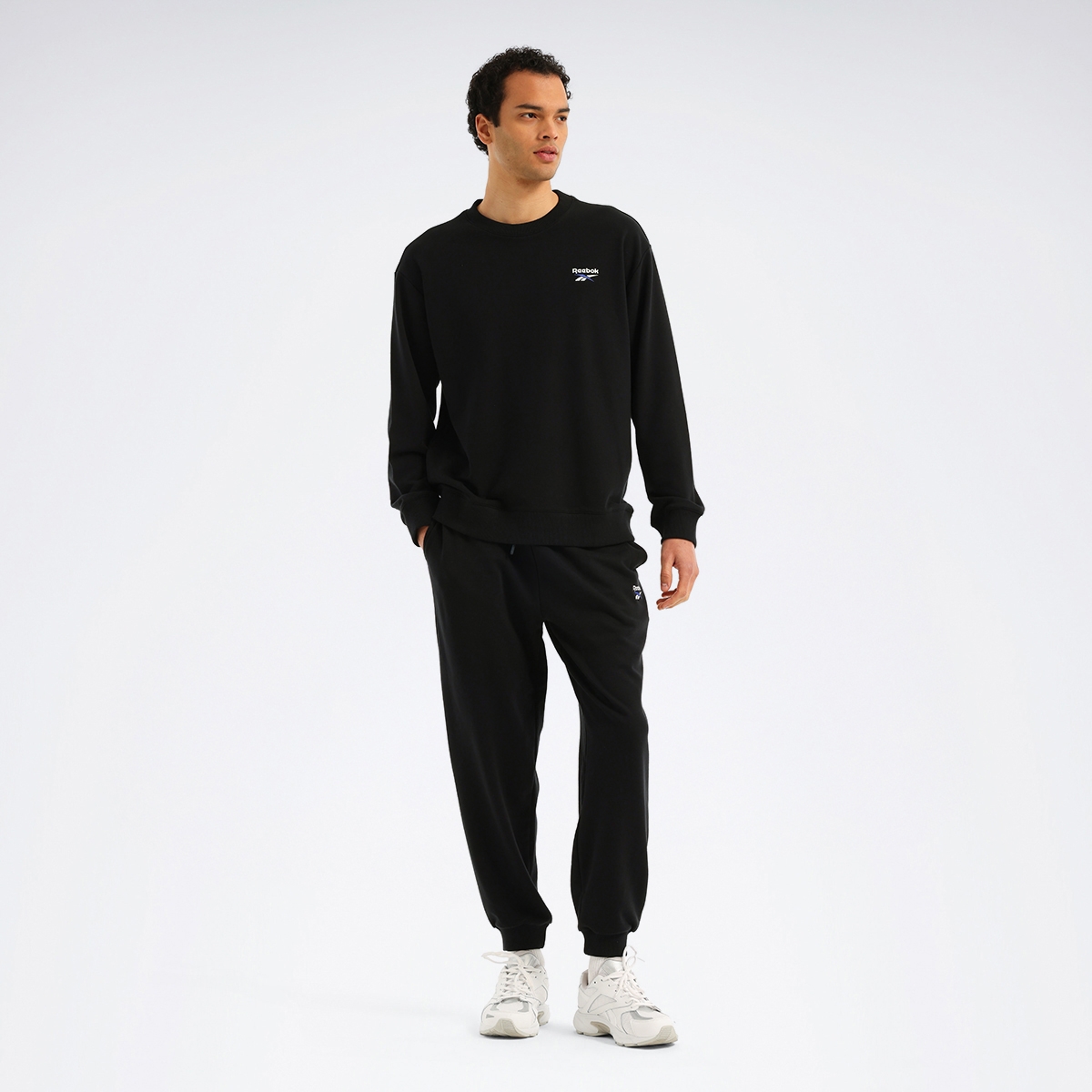 ID II CREW Siyah Erkek Sweatshirt - Reebok