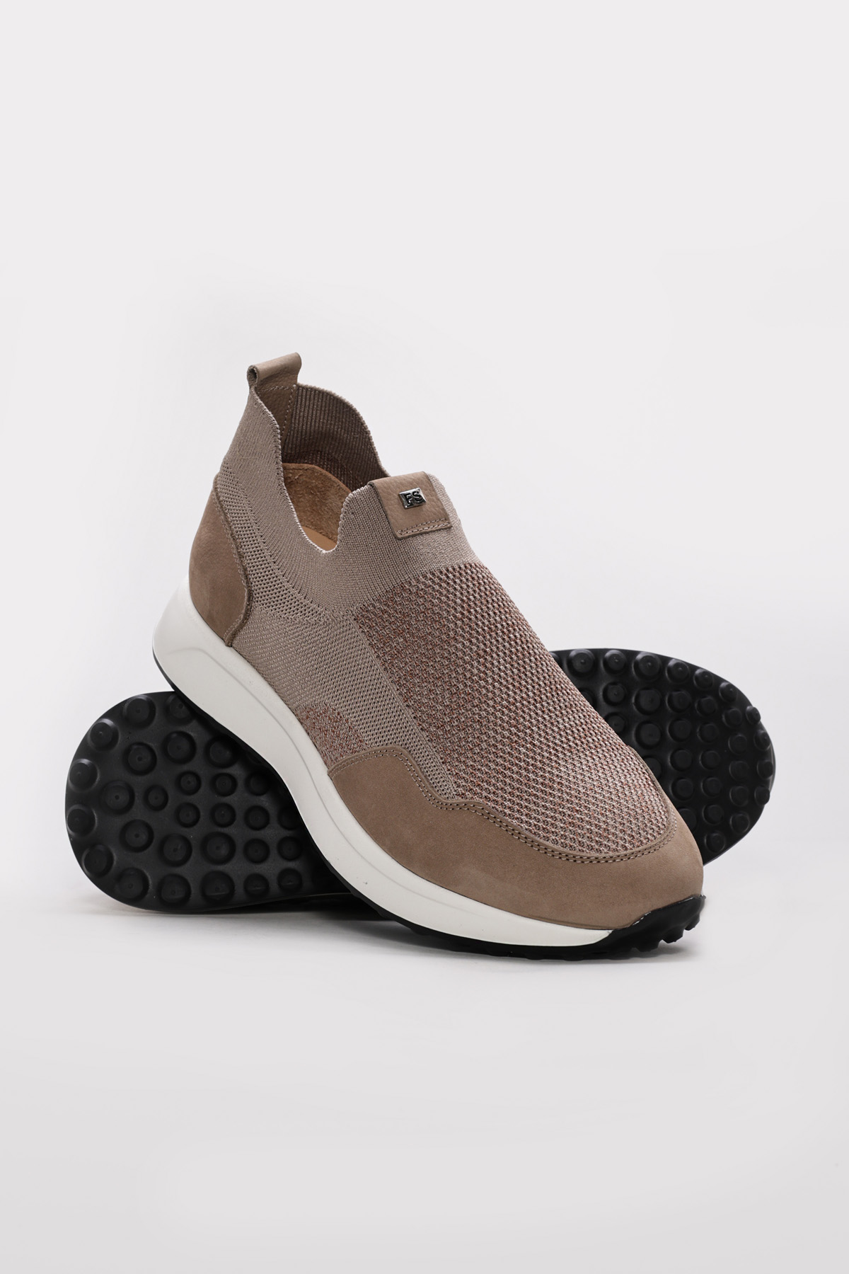 Fast Step Bej Fast Step Hakiki Deri Erkek Spor Ayakkabı 214MA2428-1