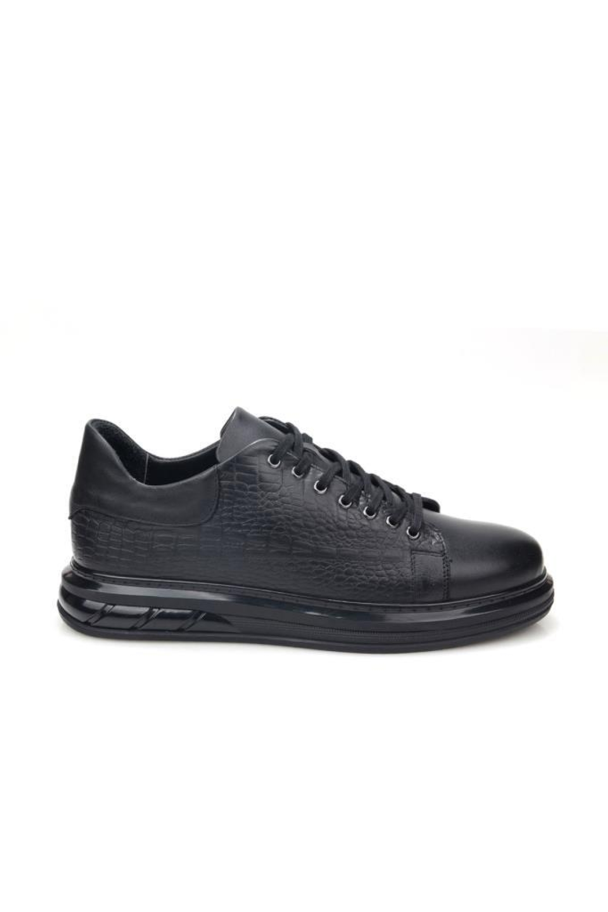 Pi̇sagor Siyah Pi̇sagor Pisagor Pisagor Ps-01209 Erkek Hakiki Deri Sneakers Spor Ayakkabı