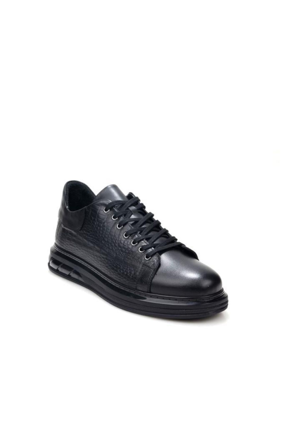 Pi̇sagor Siyah Pi̇sagor Pisagor Pisagor Ps-01209 Erkek Hakiki Deri Sneakers Spor Ayakkabı