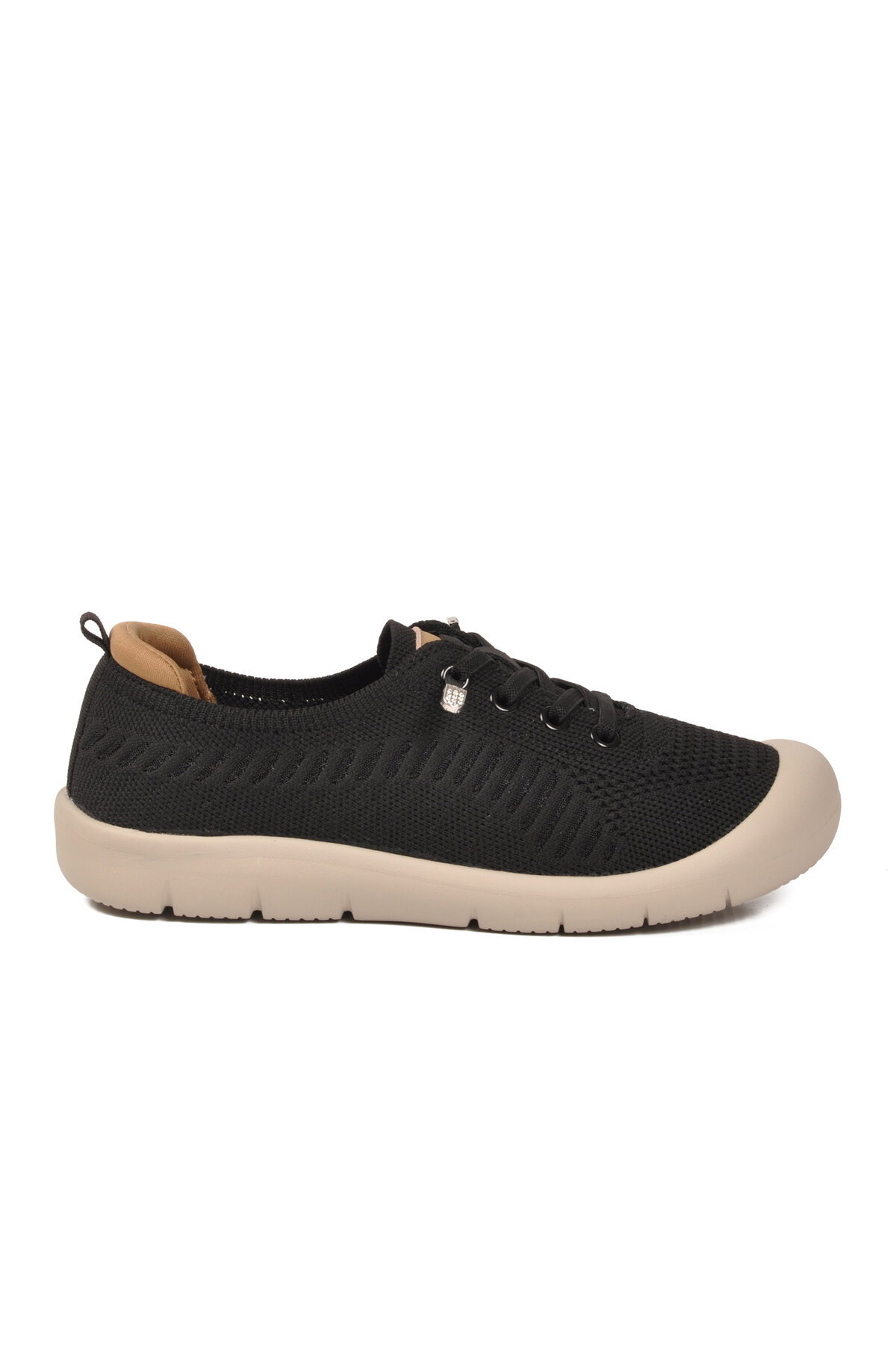 Voyager Siyah Anorak Örme Kadın Casual Ayakkabı