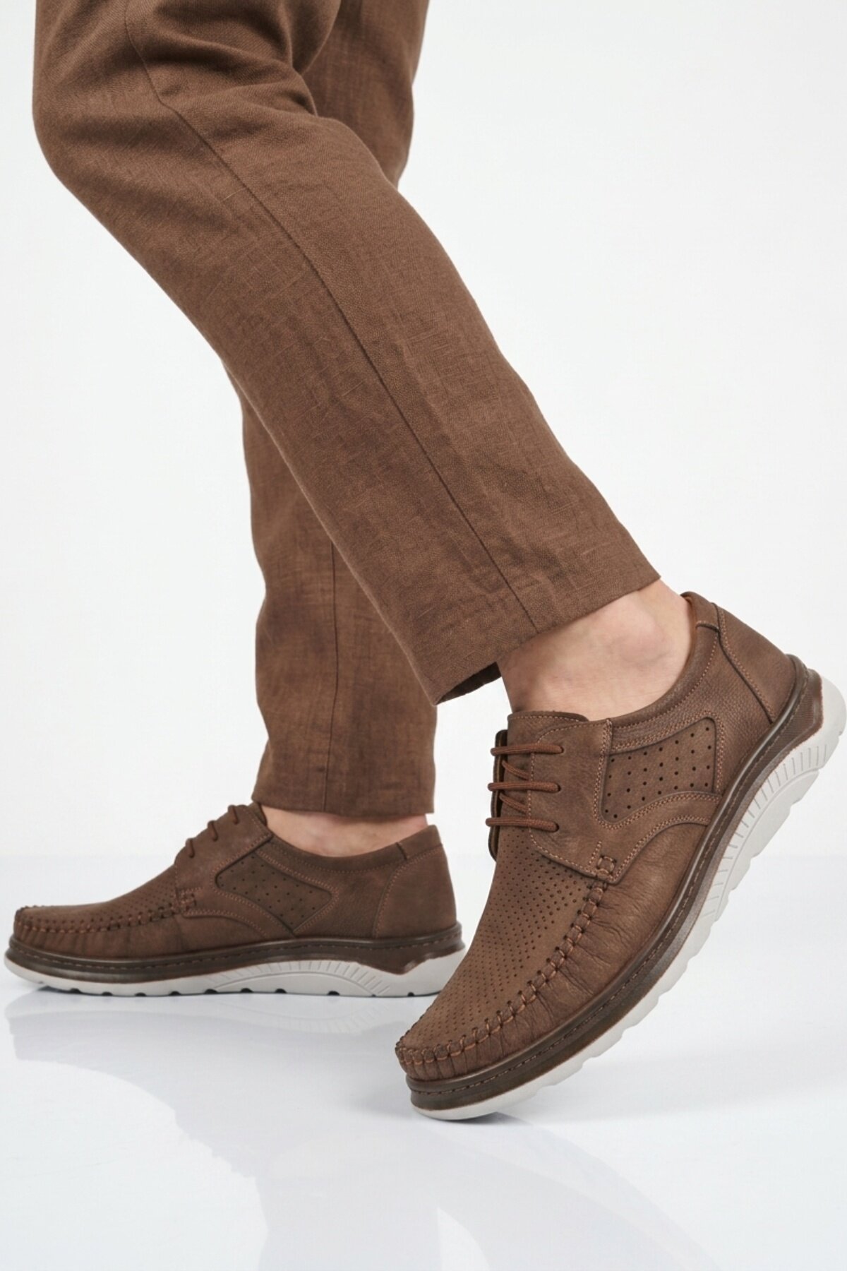 A Spor Vizon A Spor Hakiki Deri Erkek Casual Ayakkabı