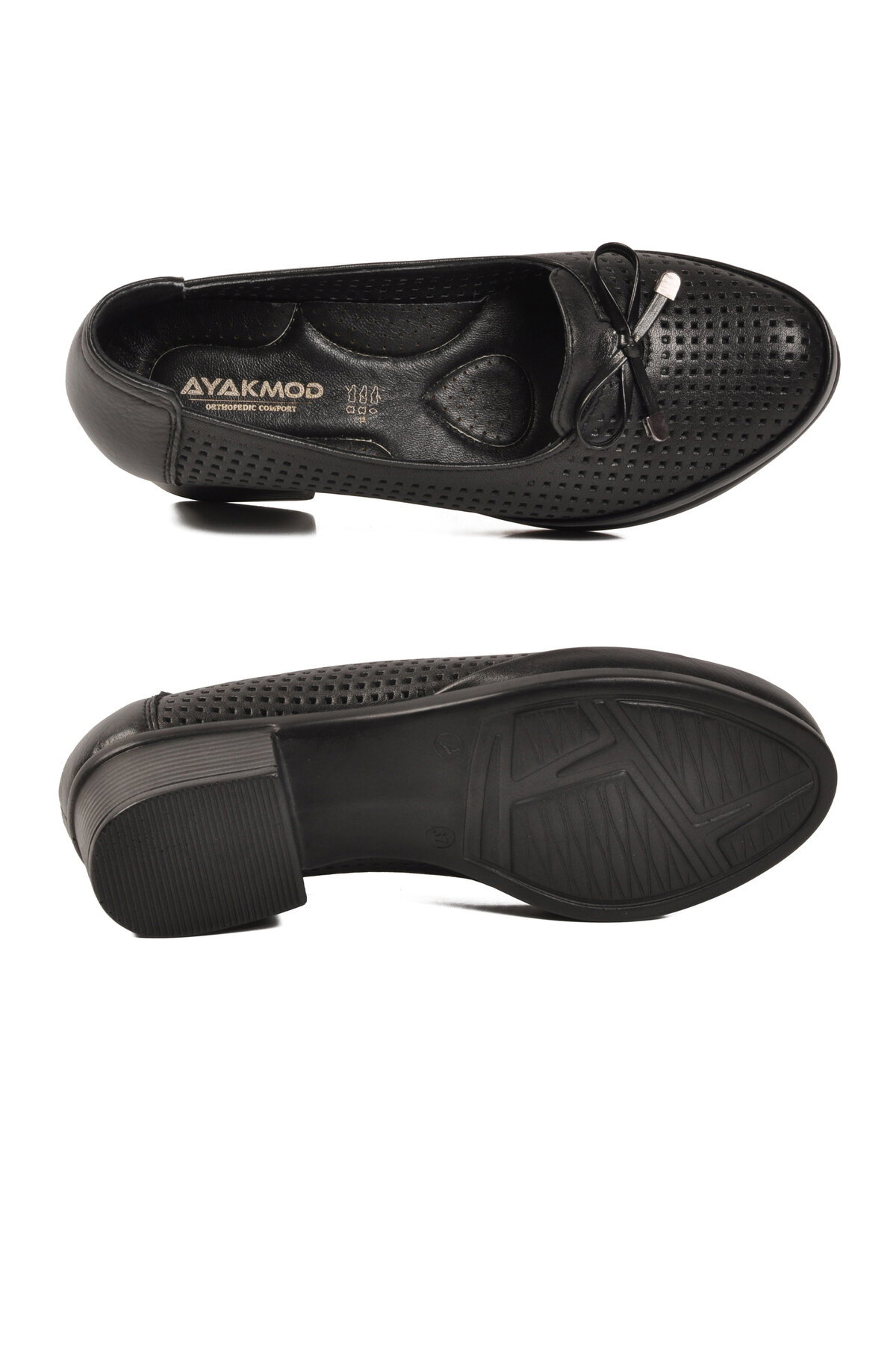 A Spor Bej A Spor Hakiki Deri Kadın Topuklu Ayakkabı