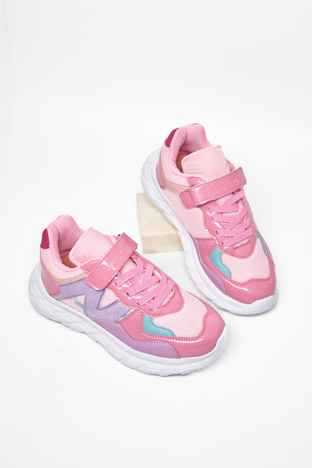Tonny Black Çok Renkli Tonny Black Rahat Kalip Çocuk Unisex Cırtlı Bağcıklı Sneaker