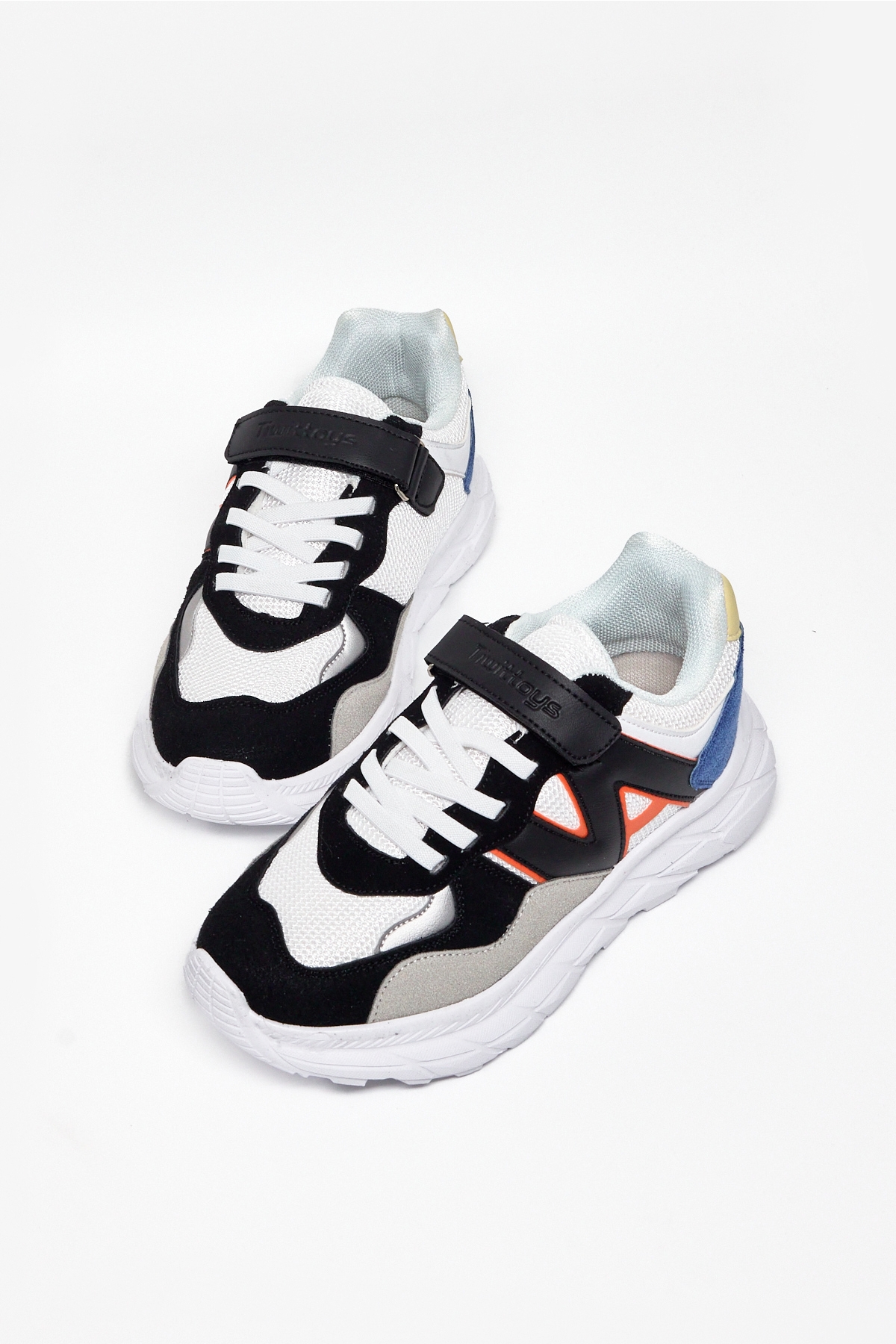Tonny Black Çok Renkli Tonny Black Rahat Kalip Çocuk Unisex Cırtlı Bağcıklı Sneaker