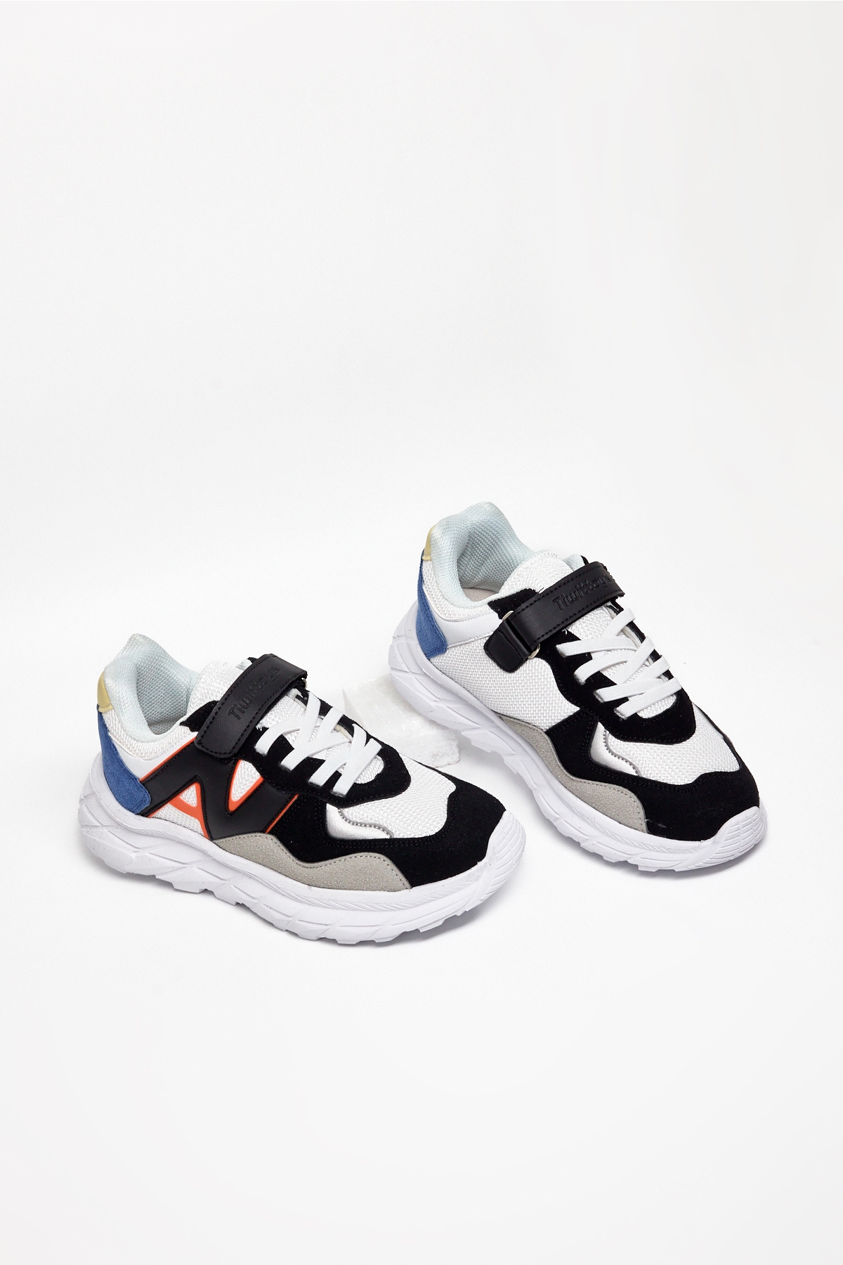 Tonny Black Çok Renkli Tonny Black Rahat Kalip Çocuk Unisex Cırtlı Bağcıklı Sneaker