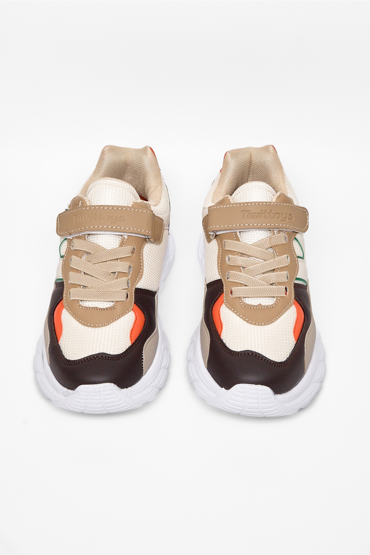 Tonny Black Çok Renkli Tonny Black Rahat Kalip Çocuk Unisex Cırtlı Bağcıklı Sneaker
