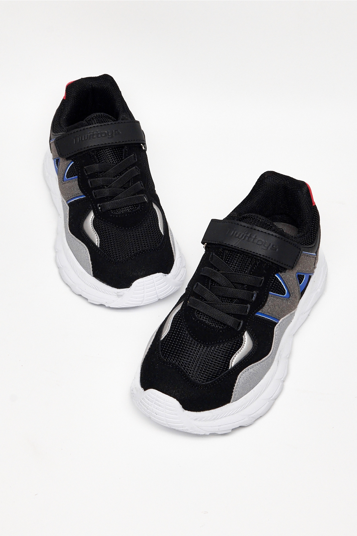 Tonny Black Çok Renkli Tonny Black Rahat Kalip Çocuk Unisex Cırtlı Bağcıklı Sneaker