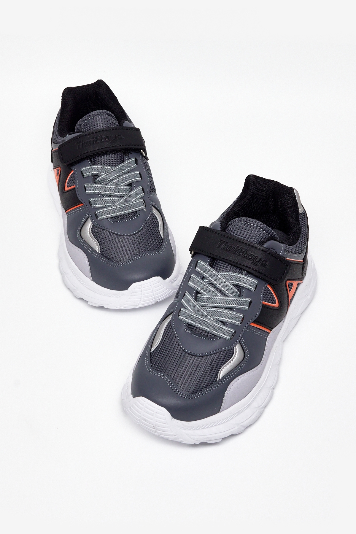 Tonny Black Çok Renkli Tonny Black Rahat Kalip Çocuk Unisex Cırtlı Bağcıklı Sneaker