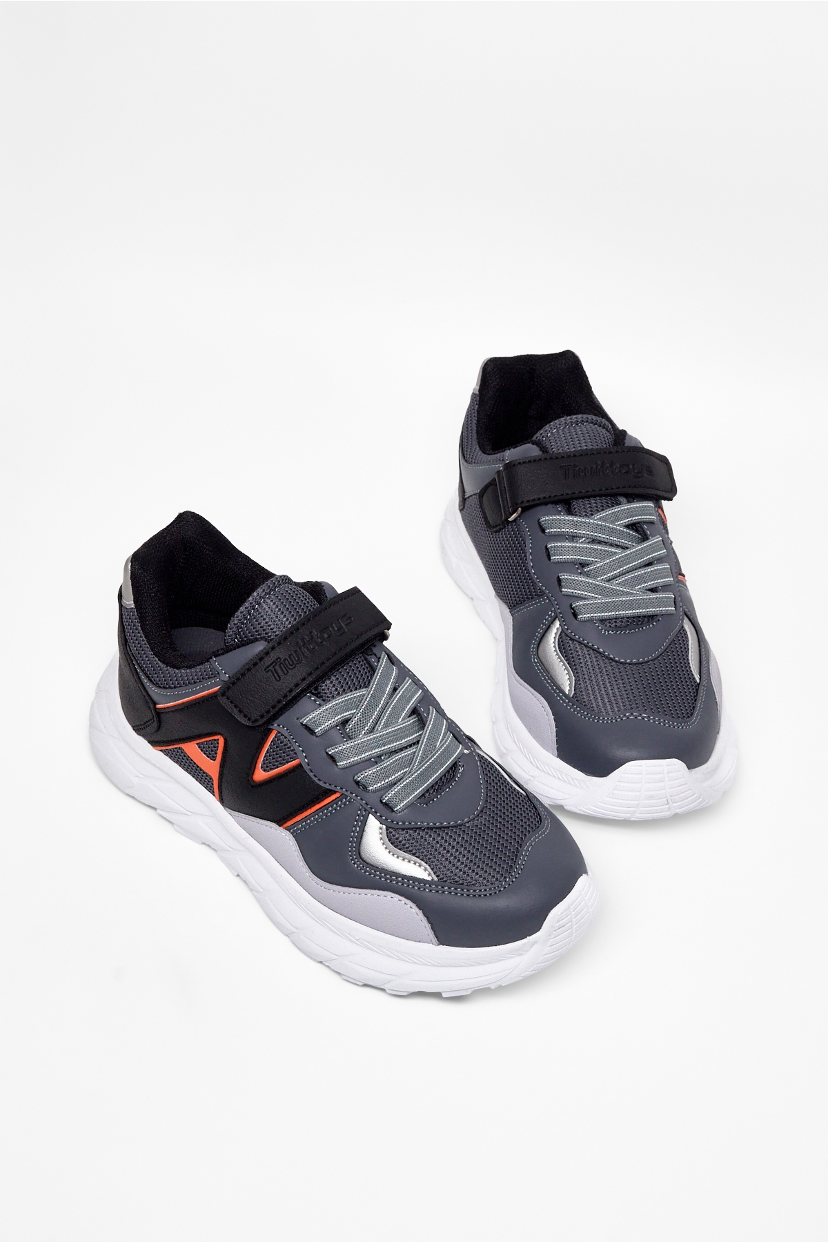 Tonny Black Çok Renkli Tonny Black Rahat Kalip Çocuk Unisex Cırtlı Bağcıklı Sneaker