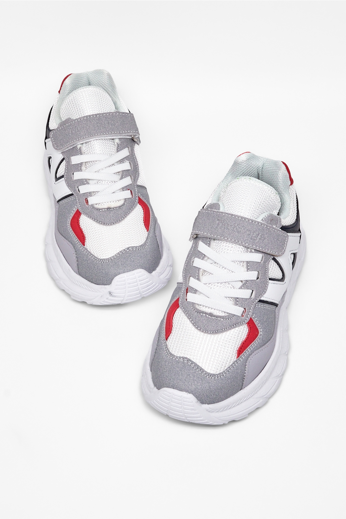 Tonny Black Çok Renkli Tonny Black Rahat Kalip Çocuk Unisex Cırtlı Bağcıklı Sneaker