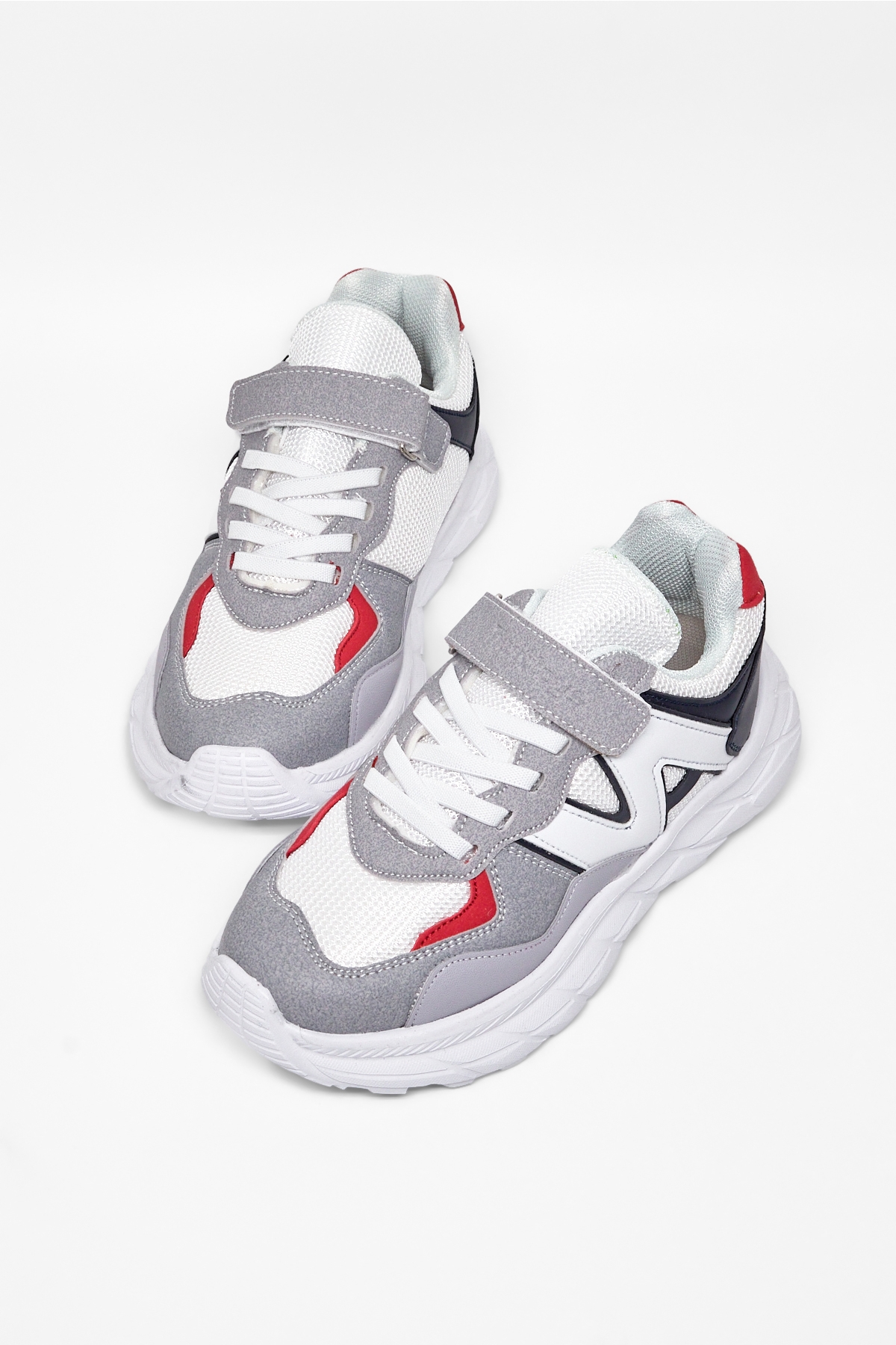 Tonny Black Çok Renkli Tonny Black Rahat Kalip Çocuk Unisex Cırtlı Bağcıklı Sneaker