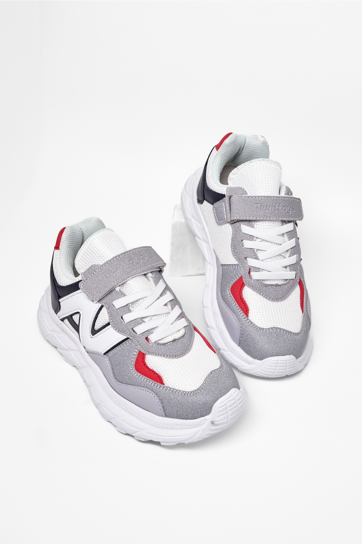 Tonny Black Çok Renkli Tonny Black Rahat Kalip Çocuk Unisex Cırtlı Bağcıklı Sneaker