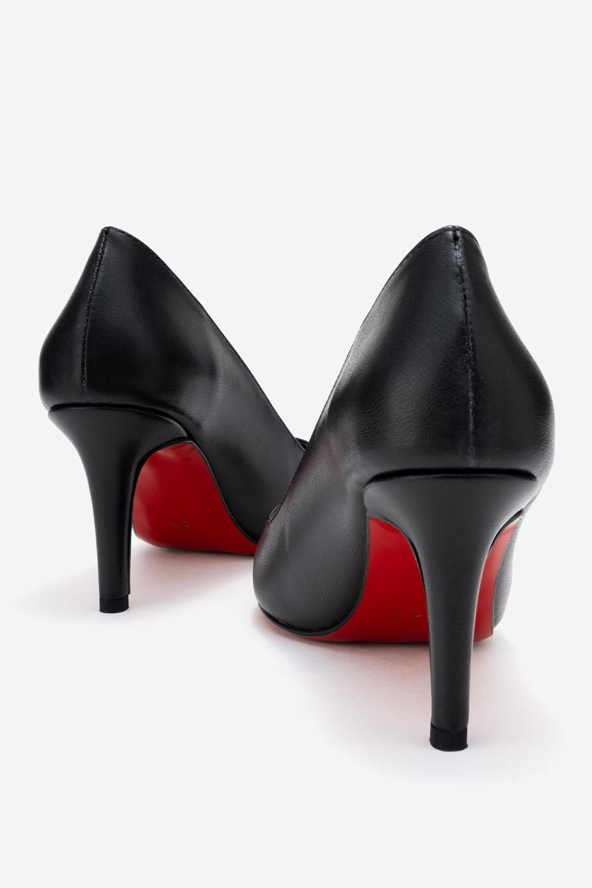 Ccway Siyah Ccway Stiletto Kadın Ayakkabı