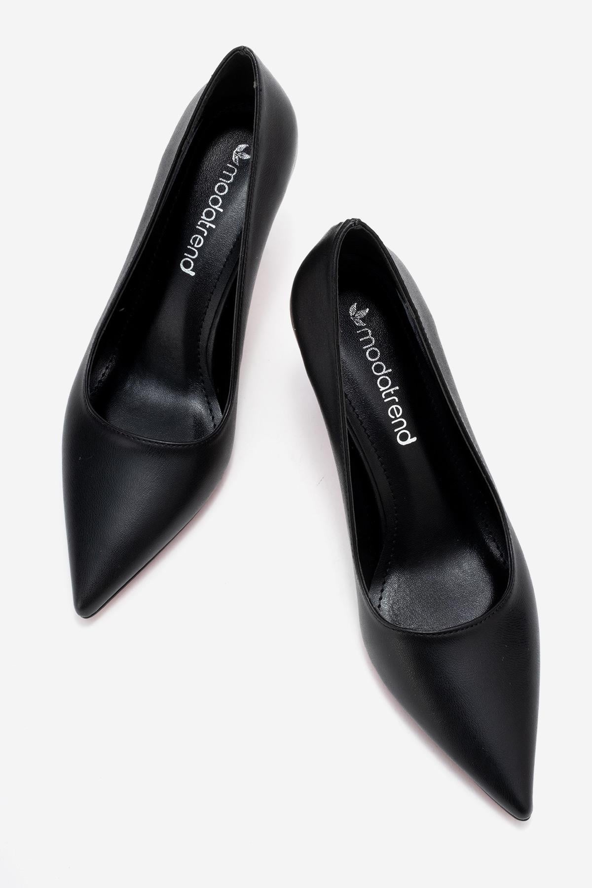 Ccway Siyah Ccway Stiletto Kadın Ayakkabı