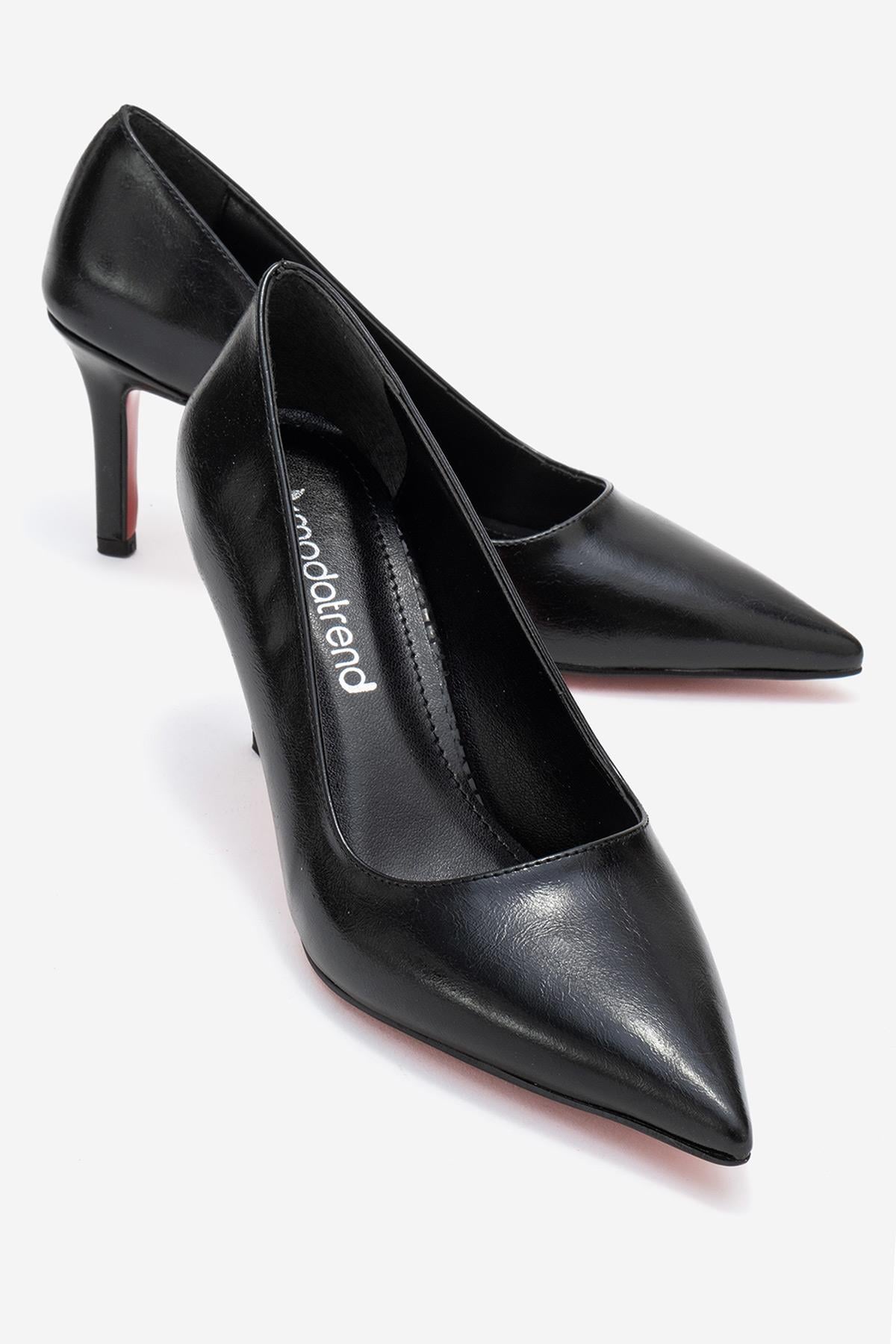 Ccway Siyah Ccway Stiletto Kadın Ayakkabı