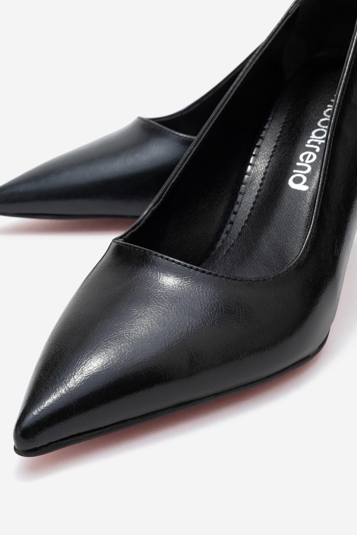 Ccway Siyah Ccway Stiletto Kadın Ayakkabı