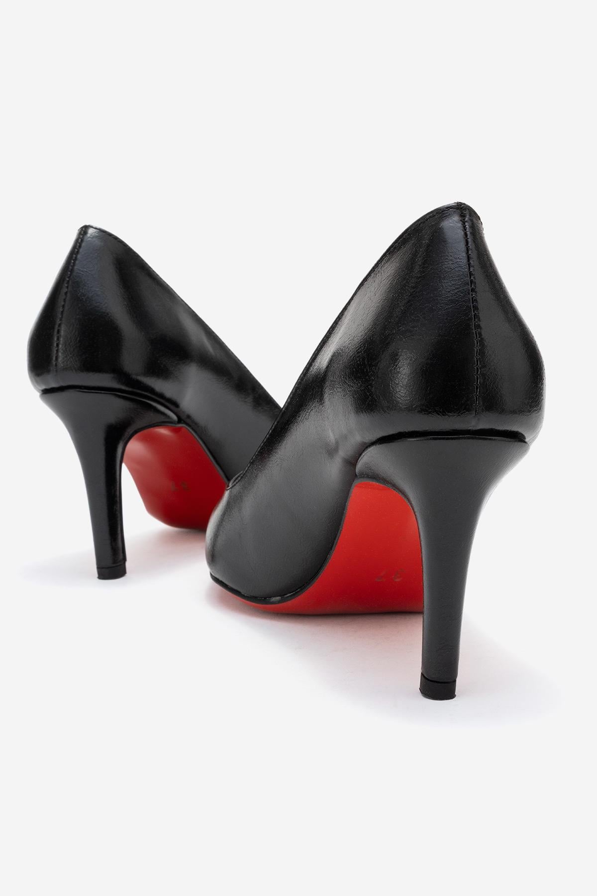 Ccway Siyah Ccway Stiletto Kadın Ayakkabı